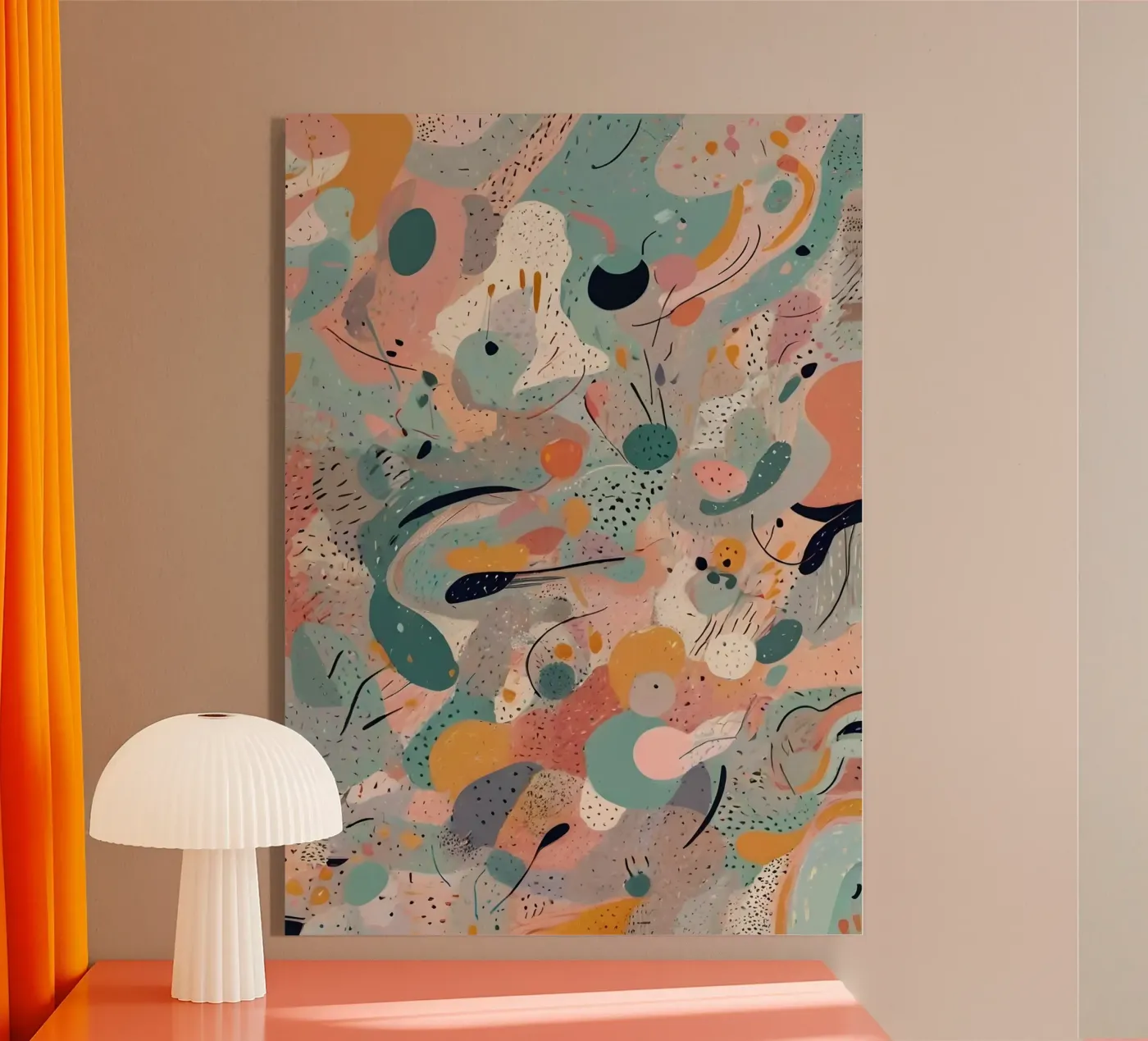 Abstract patroon acryl van Charnwood Prints