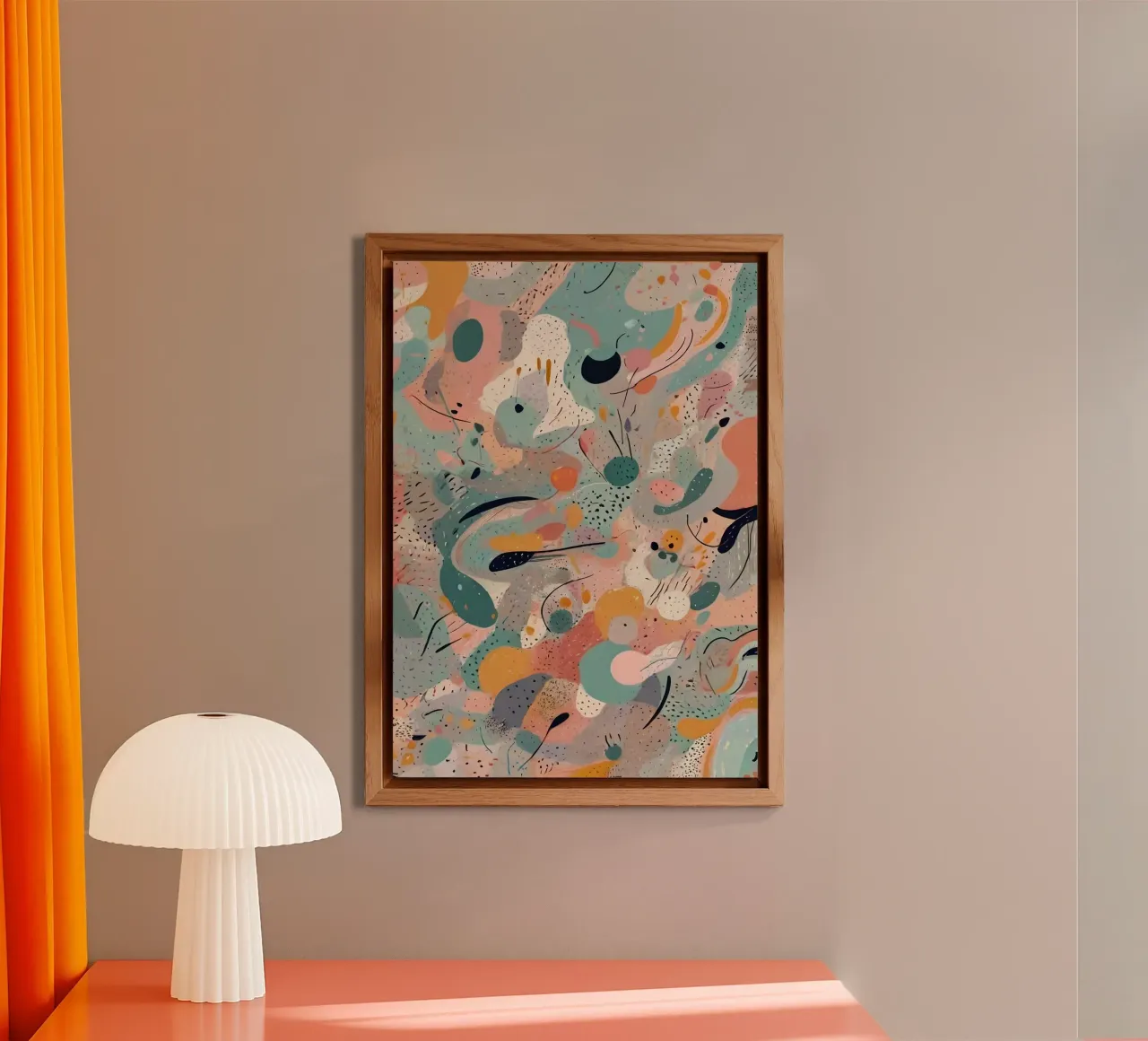 Modello astratto alluminio dibond da Charnwood Prints