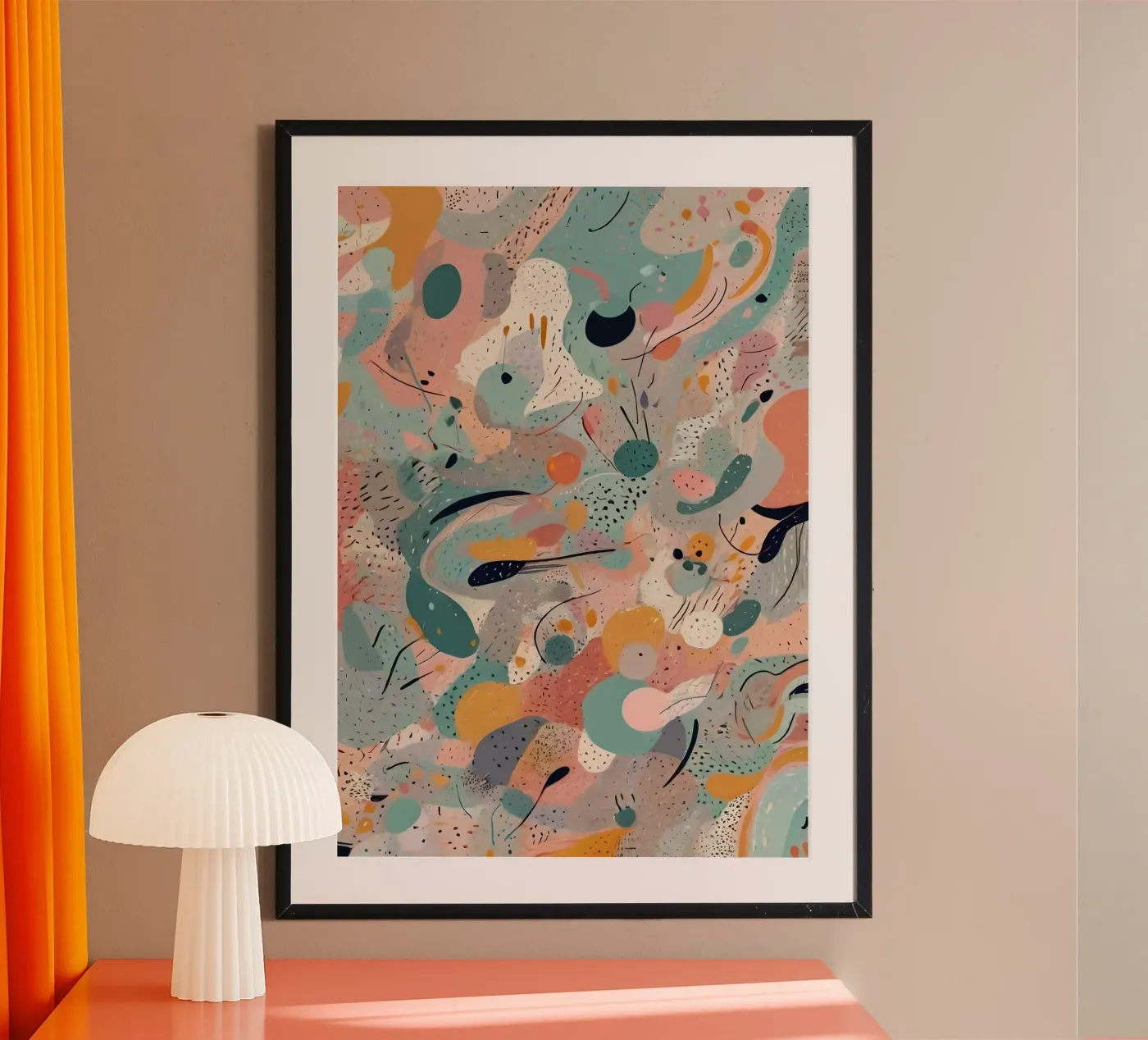 Abstract Pattern poster by Charnwood Prints