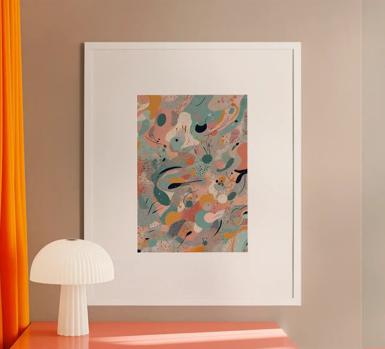 Abstract Pattern poster by Charnwood Prints