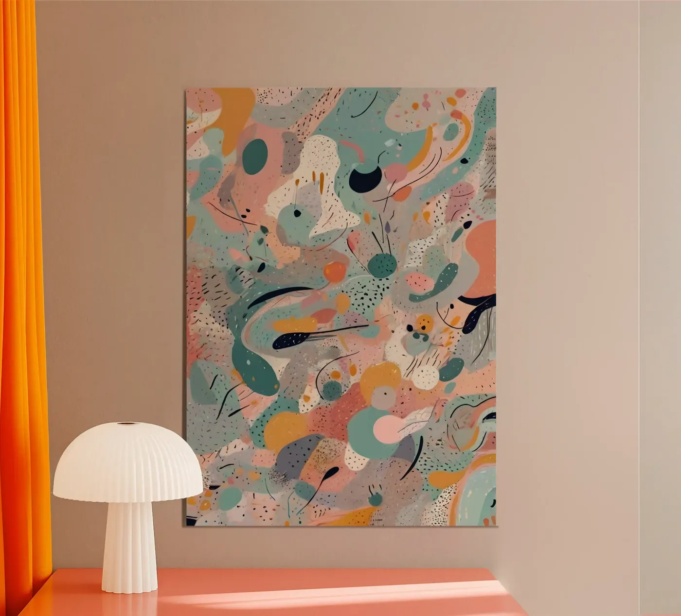 Abstract Pattern poster by Charnwood Prints