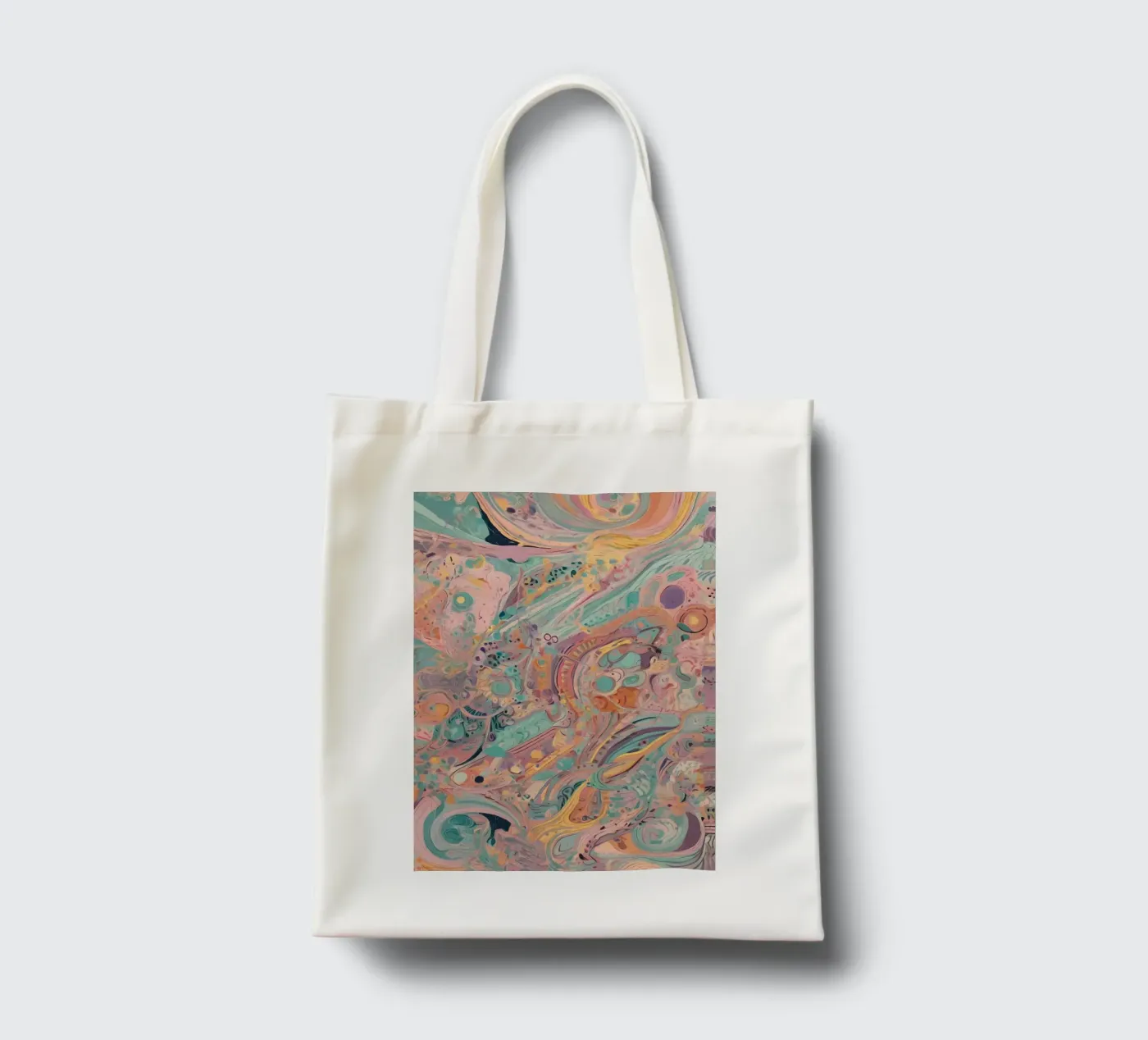 Modello astratto borsa in juta da Charnwood Prints