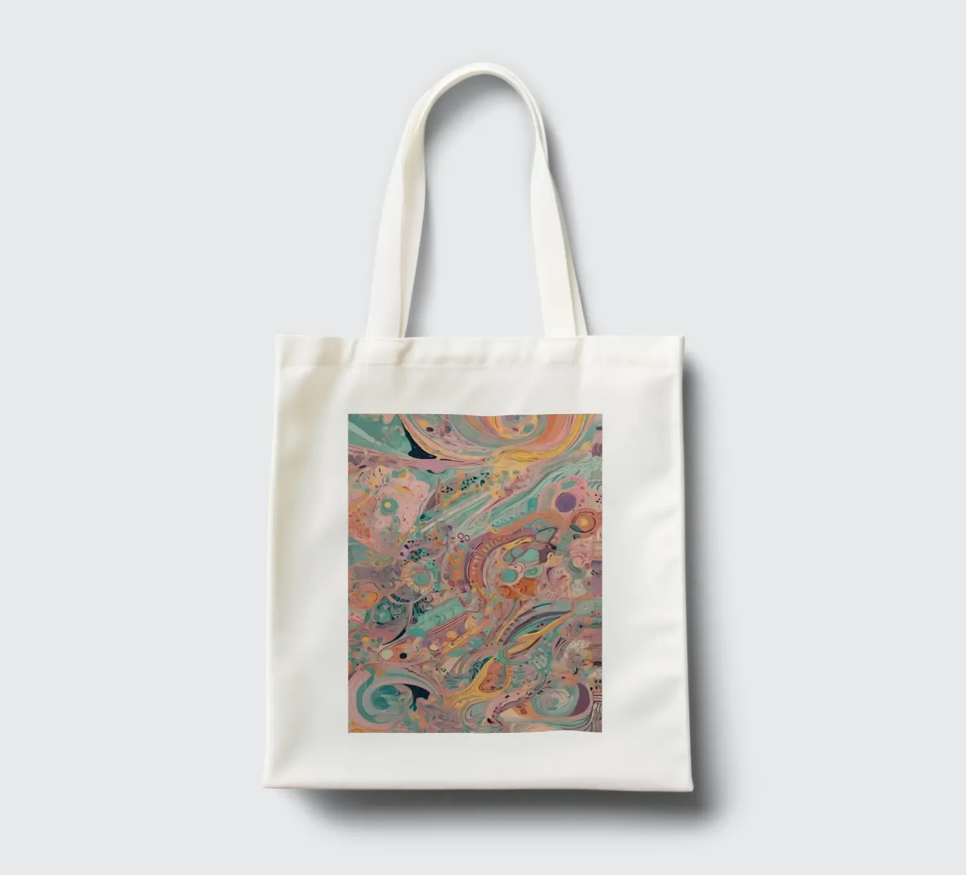 Modello astratto borsa in juta da Charnwood Prints