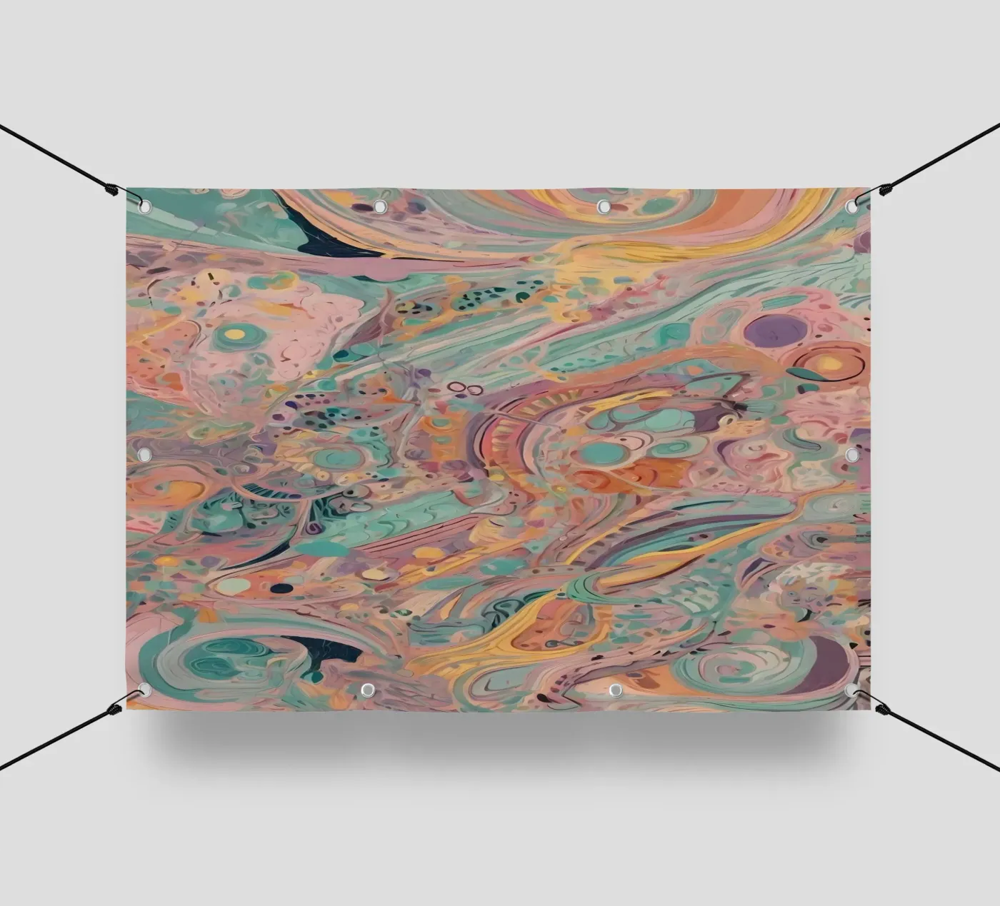 Modello astratto telo in pvc da Charnwood Prints