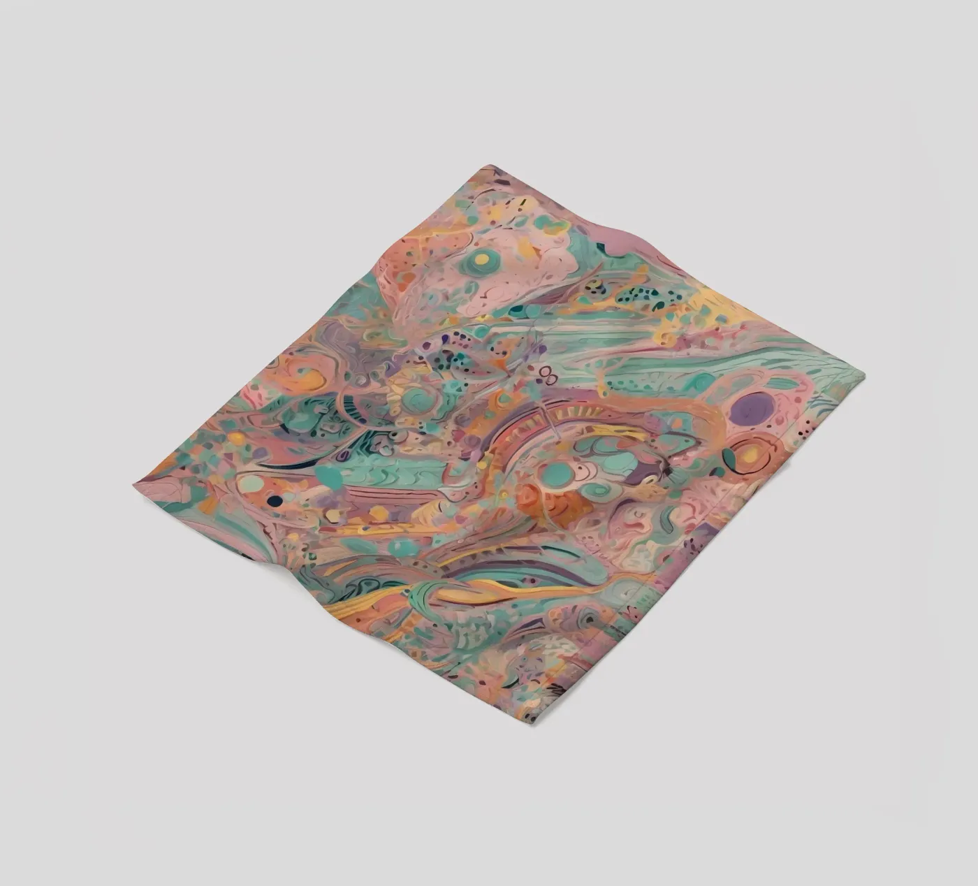 Abstract patroon fleecedeken van Charnwood Prints