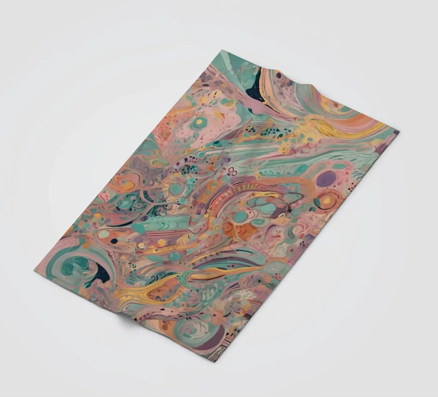 Abstract patroon fleecedeken van Charnwood Prints