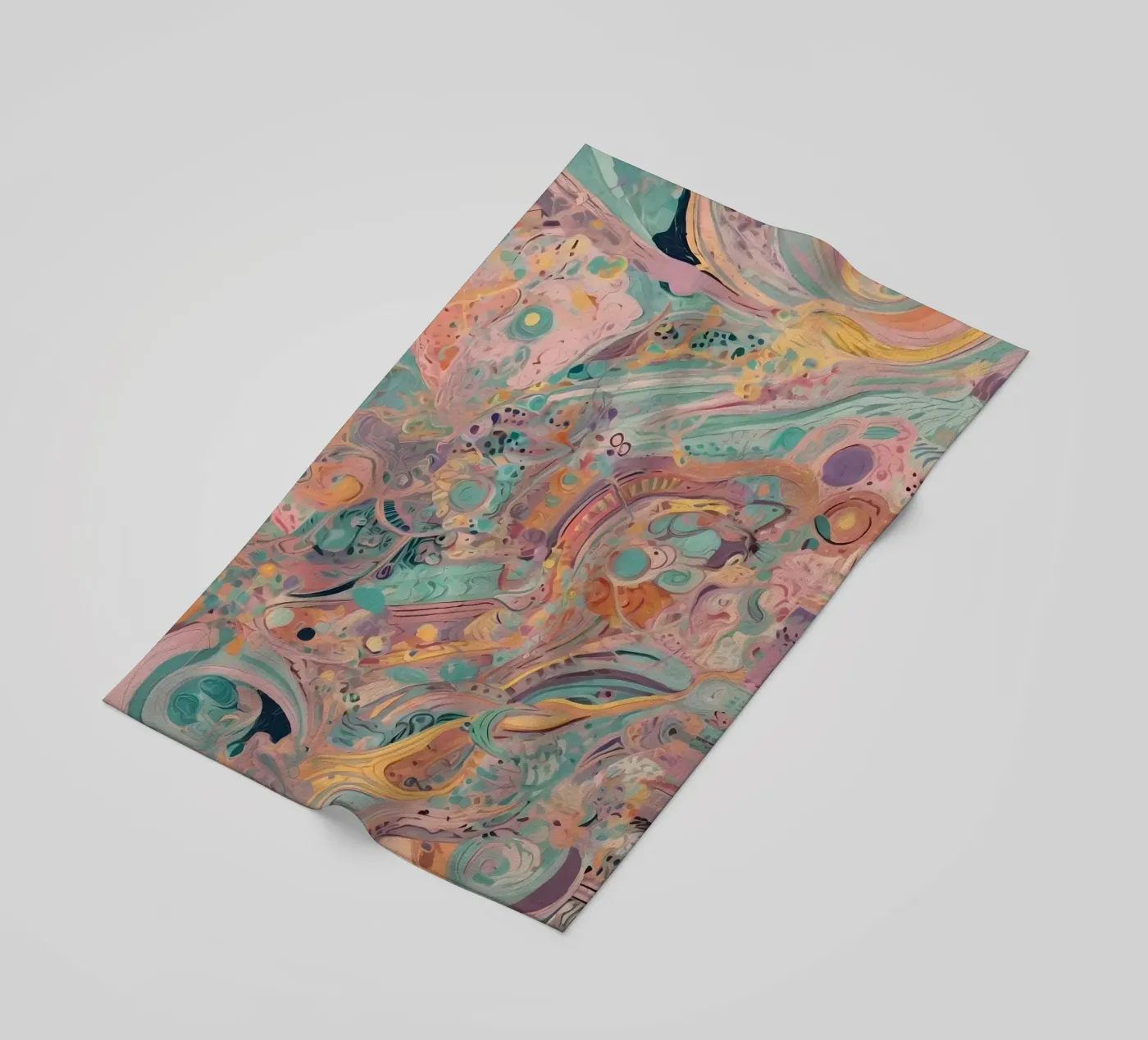 Abstract patroon strandhanddoek van Charnwood Prints