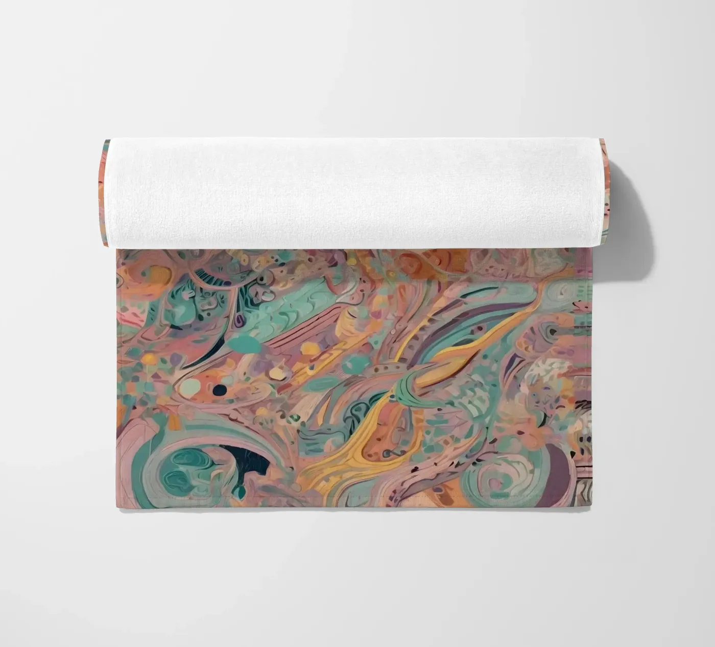 Abstract patroon strandhanddoek van Charnwood Prints