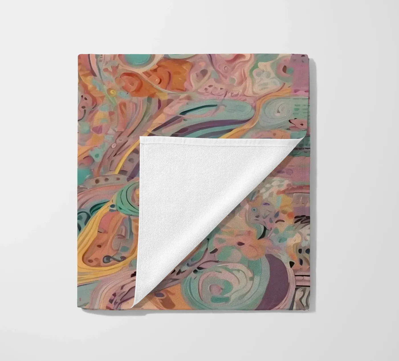 Abstract patroon strandhanddoek van Charnwood Prints