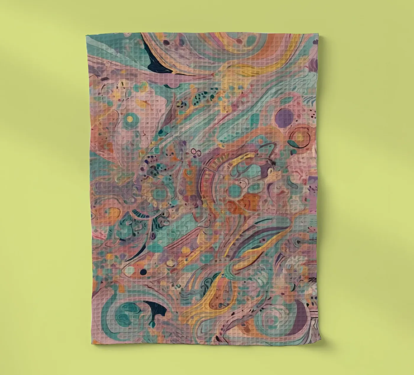 Abstract Pattern tea towel by Charnwood Prints