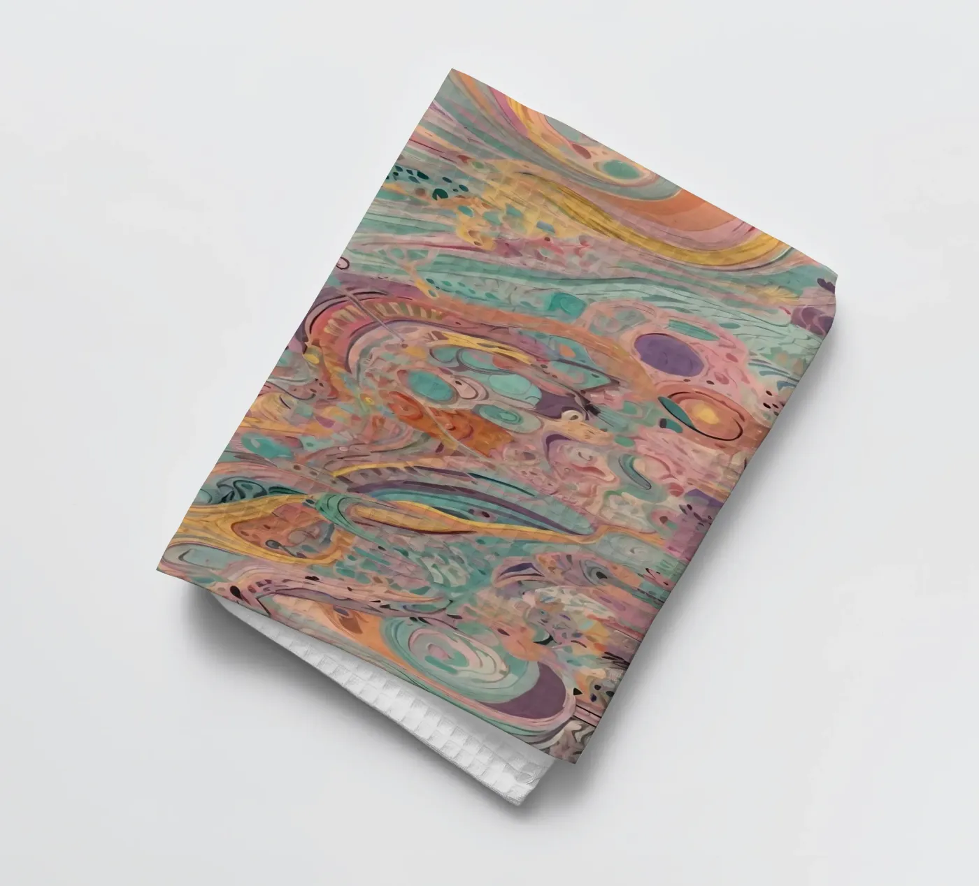 Abstract Pattern tea towel by Charnwood Prints
