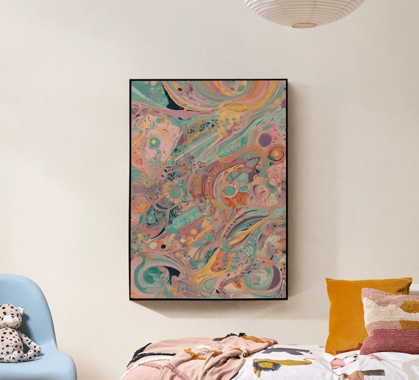 Modello astratto plexiglass da Charnwood Prints