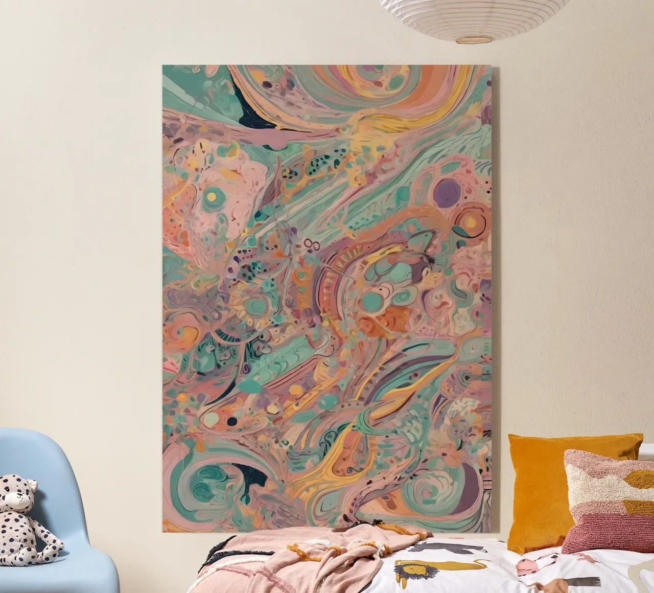 Modello astratto plexiglass da Charnwood Prints