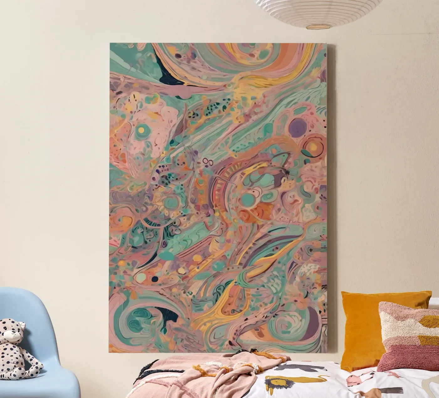 Abstract Pattern Leinwand von Charnwood Prints
