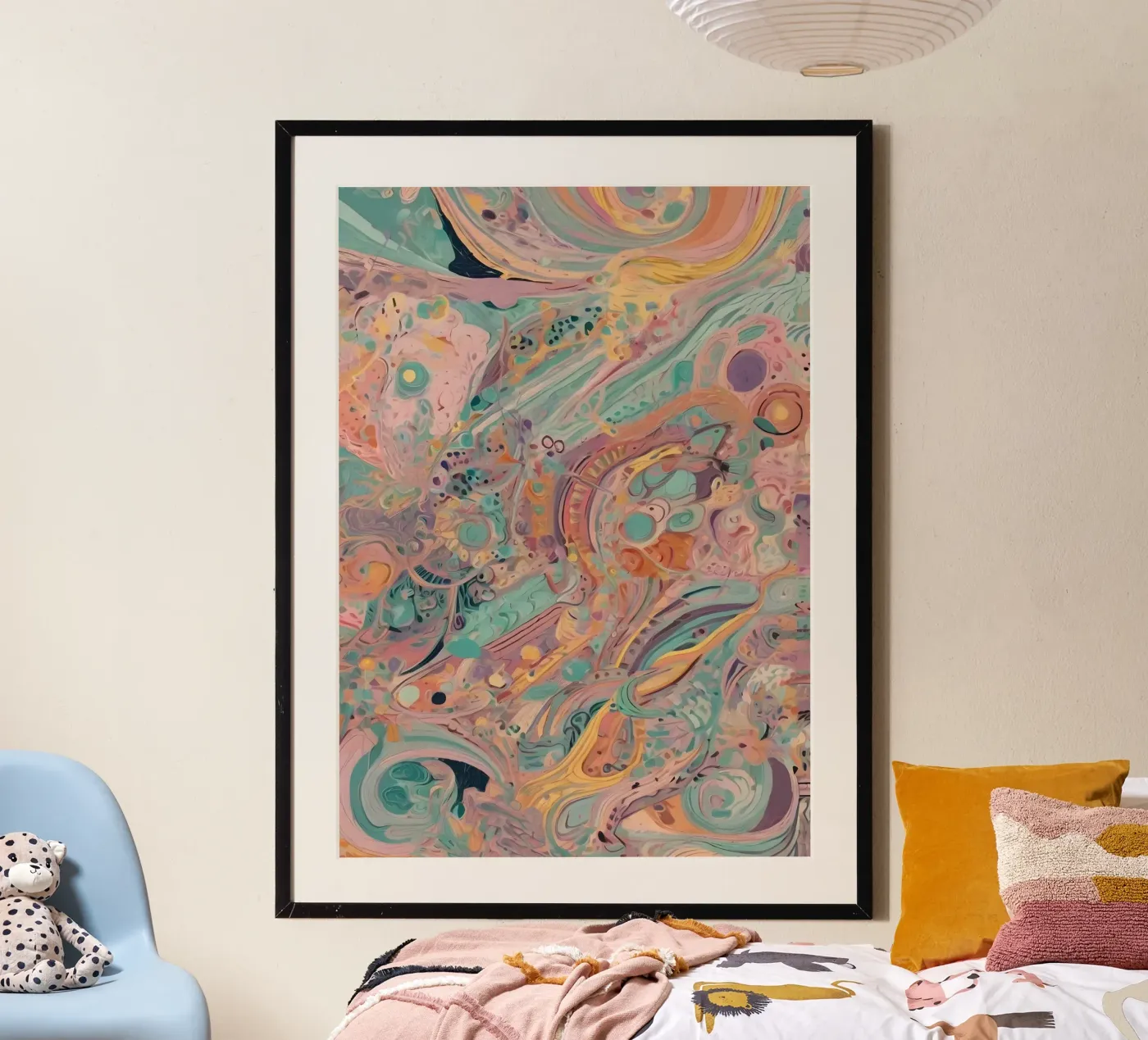 Modello astratto poster da Charnwood Prints