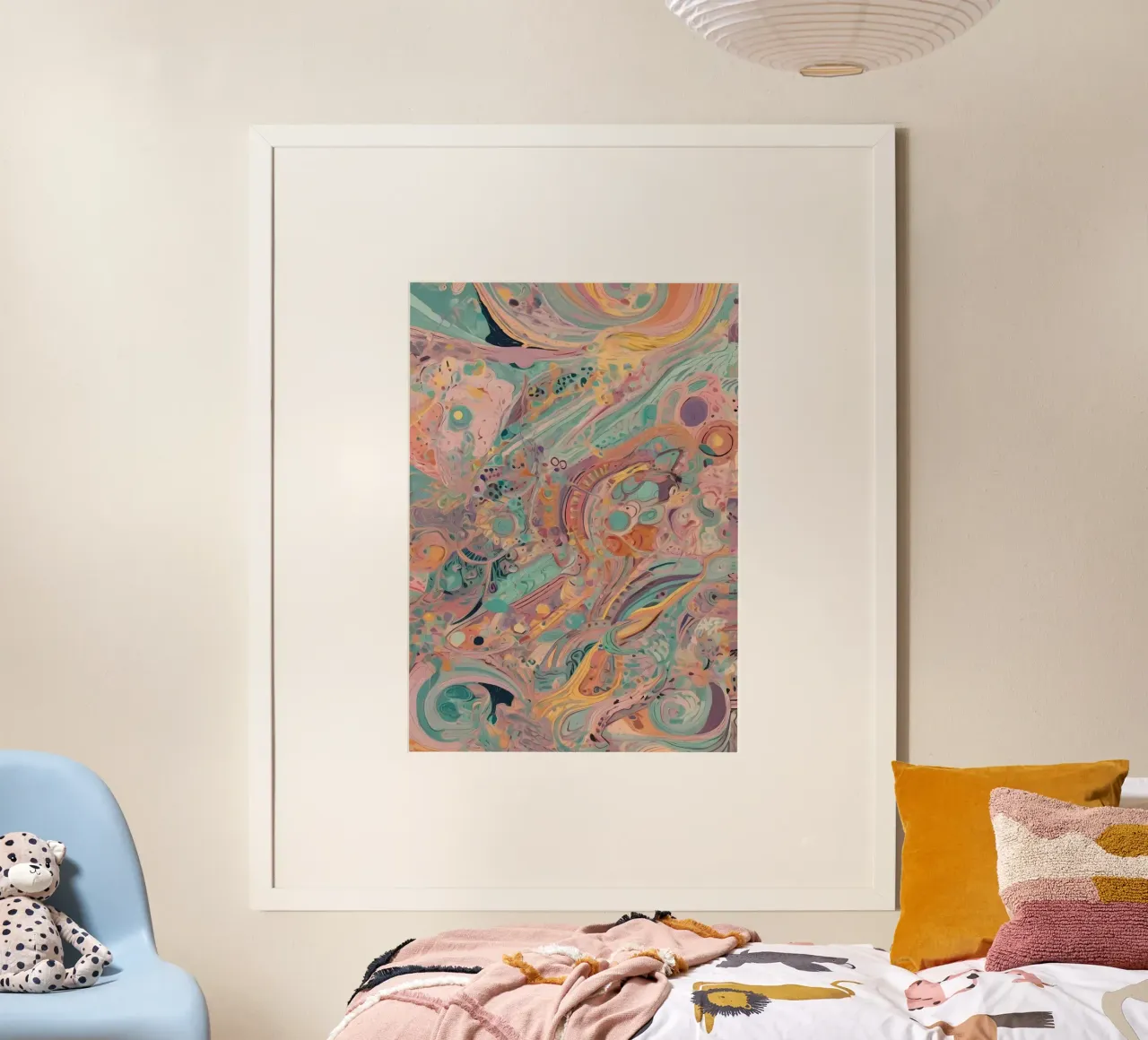 Abstract Pattern poster by Charnwood Prints