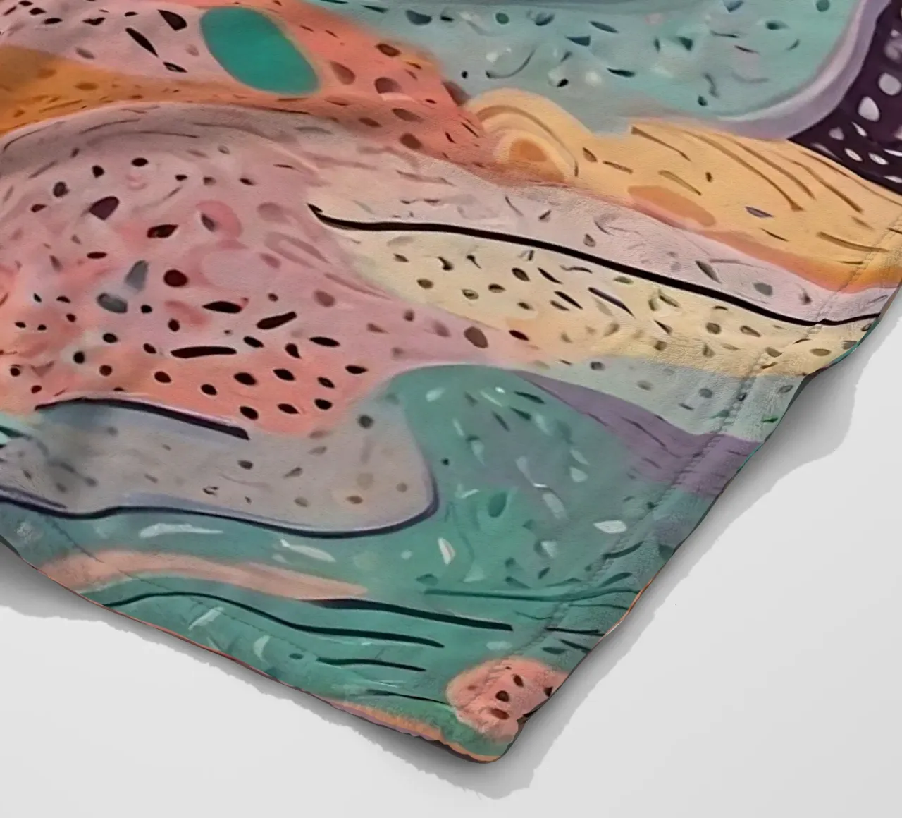 Abstract Pattern fleece blanket by Charnwood Prints