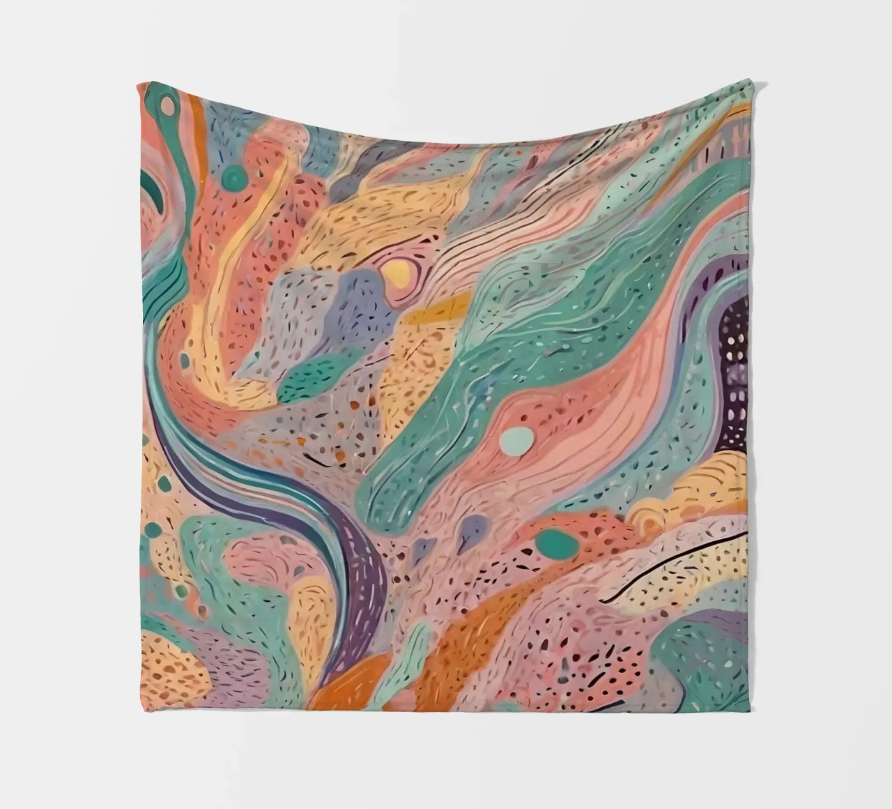 Modello astratto coperta in pile da Charnwood Prints
