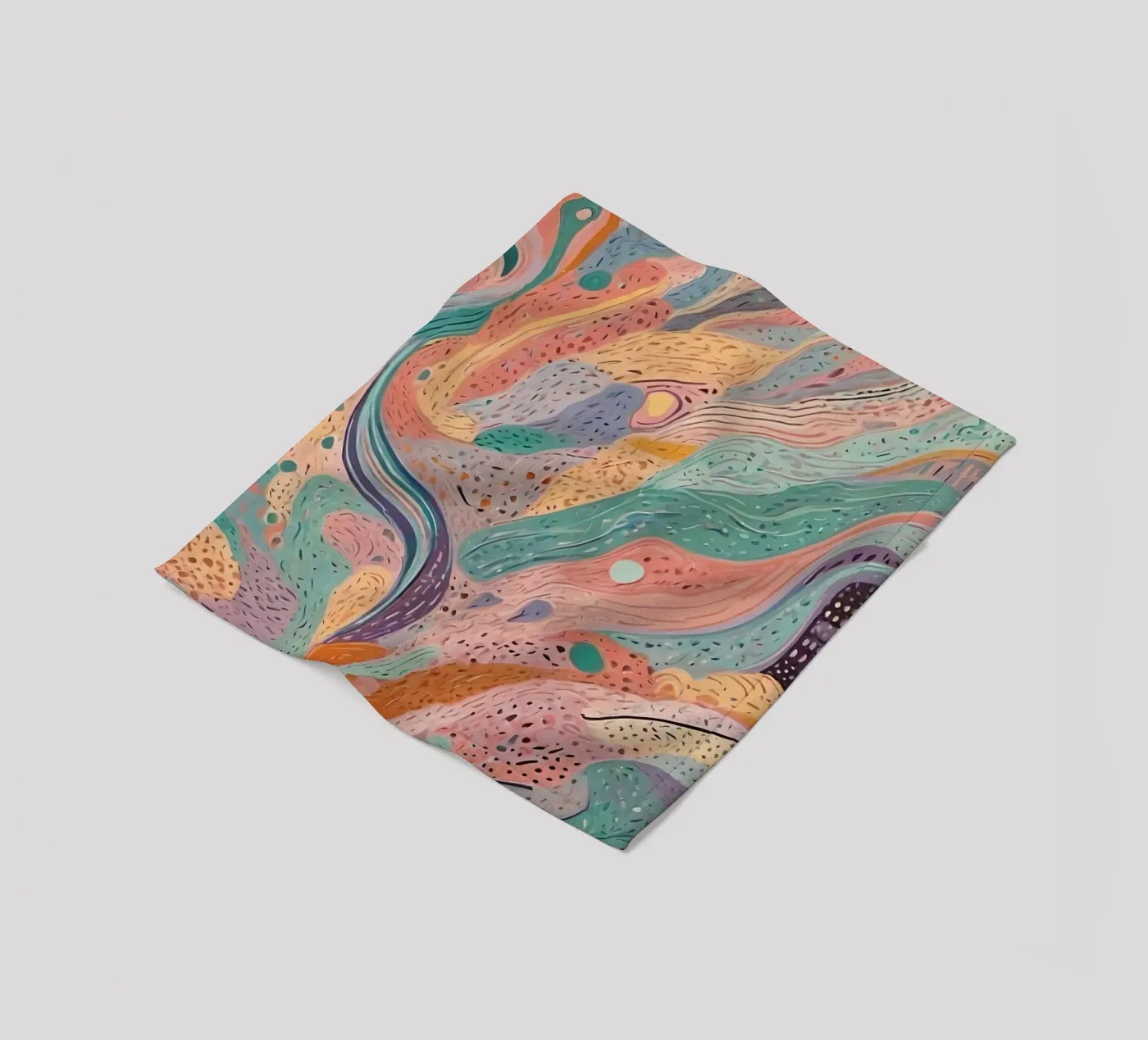 Abstract Pattern plaid polaire de Charnwood Prints