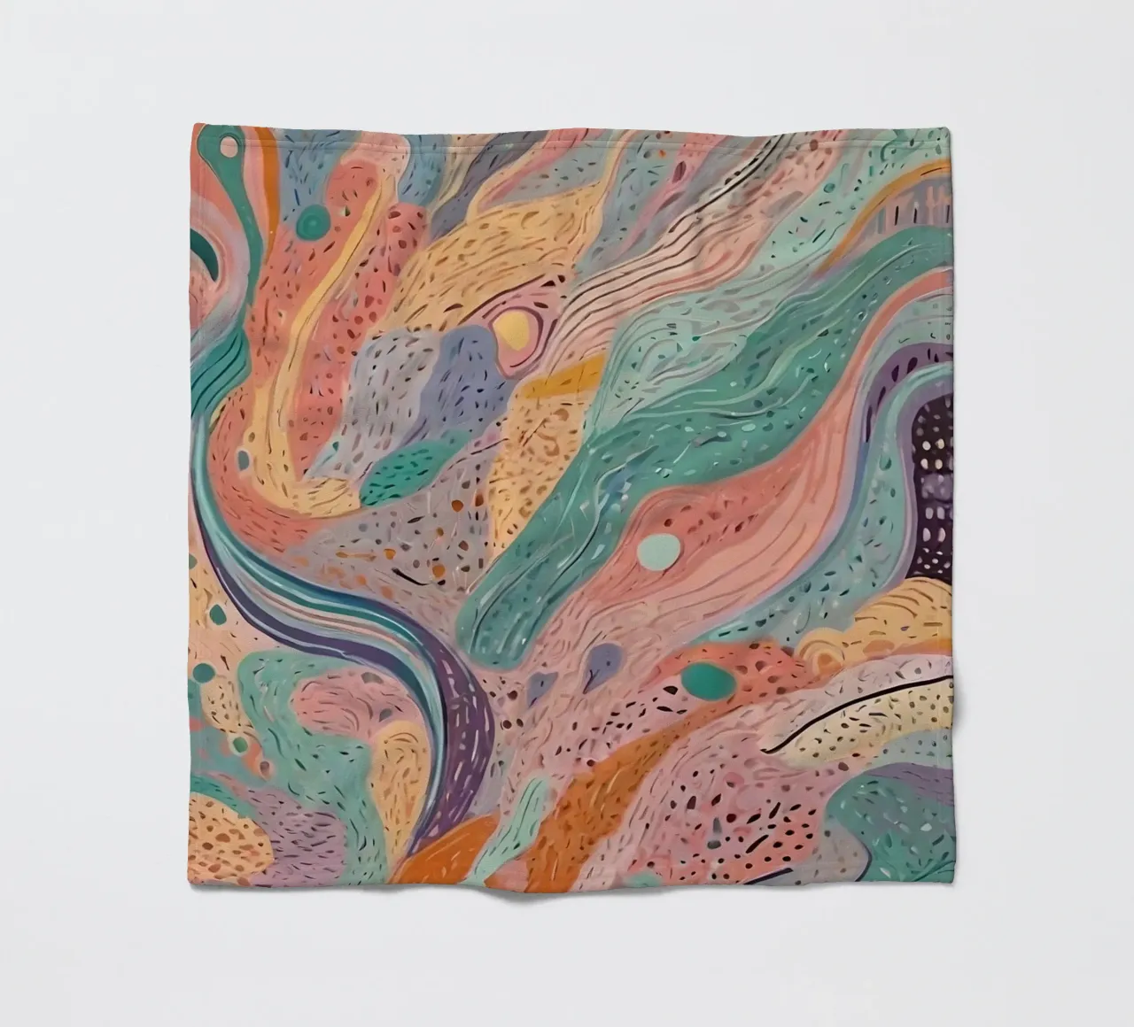 Modello astratto coperta in pile da Charnwood Prints