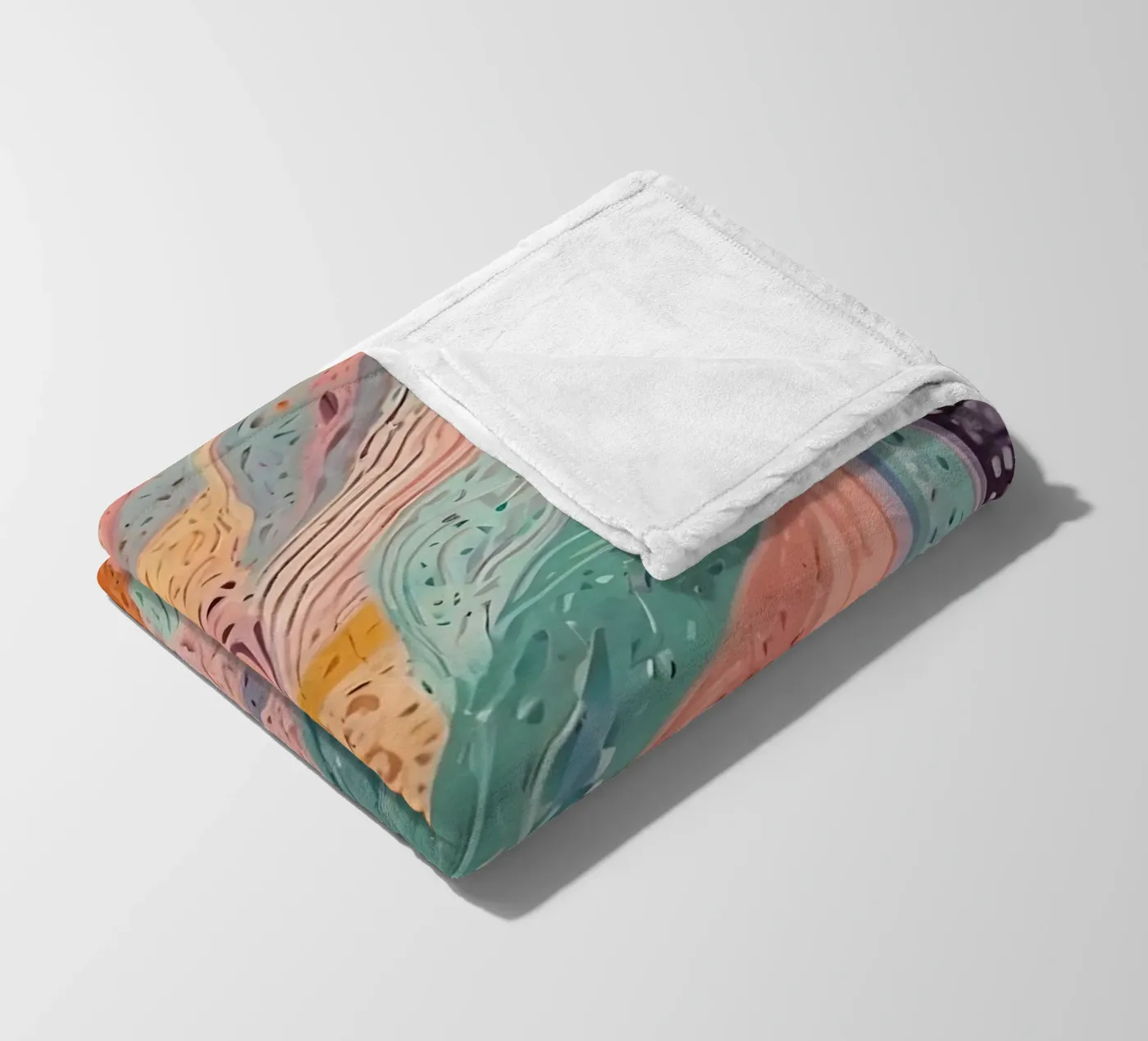 Abstract Pattern plaid polaire de Charnwood Prints