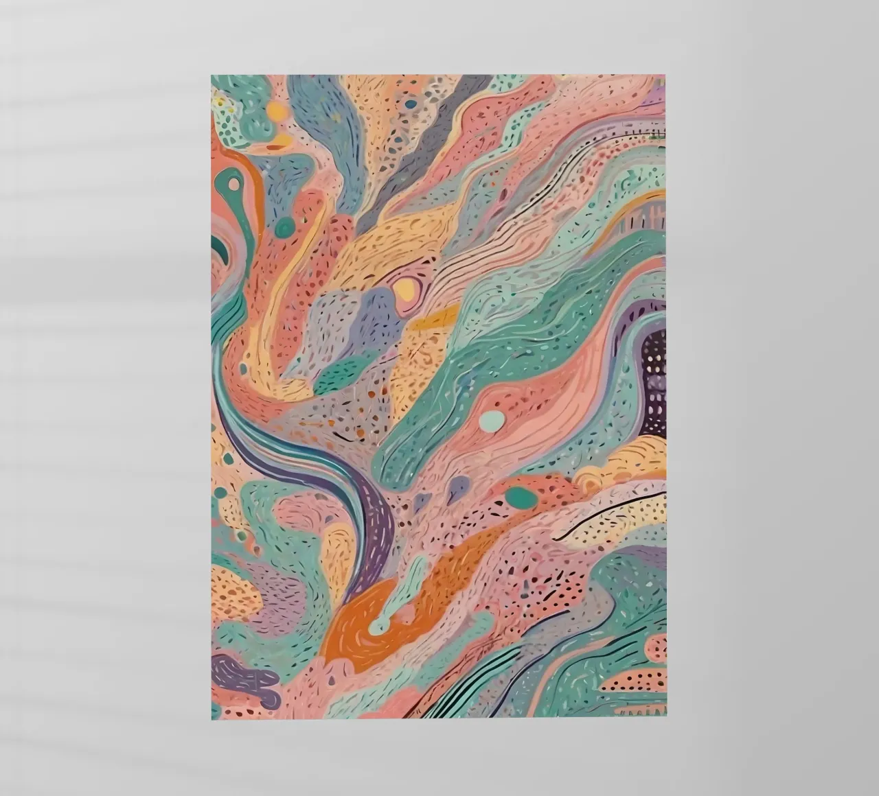 Motif abstrait film rétro-éclairé de Charnwood Prints