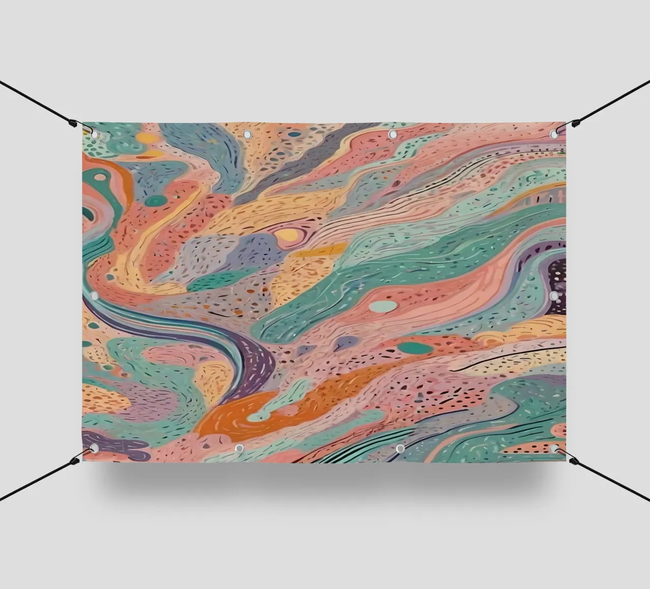 Abstract Pattern PVC Plane von Charnwood Prints