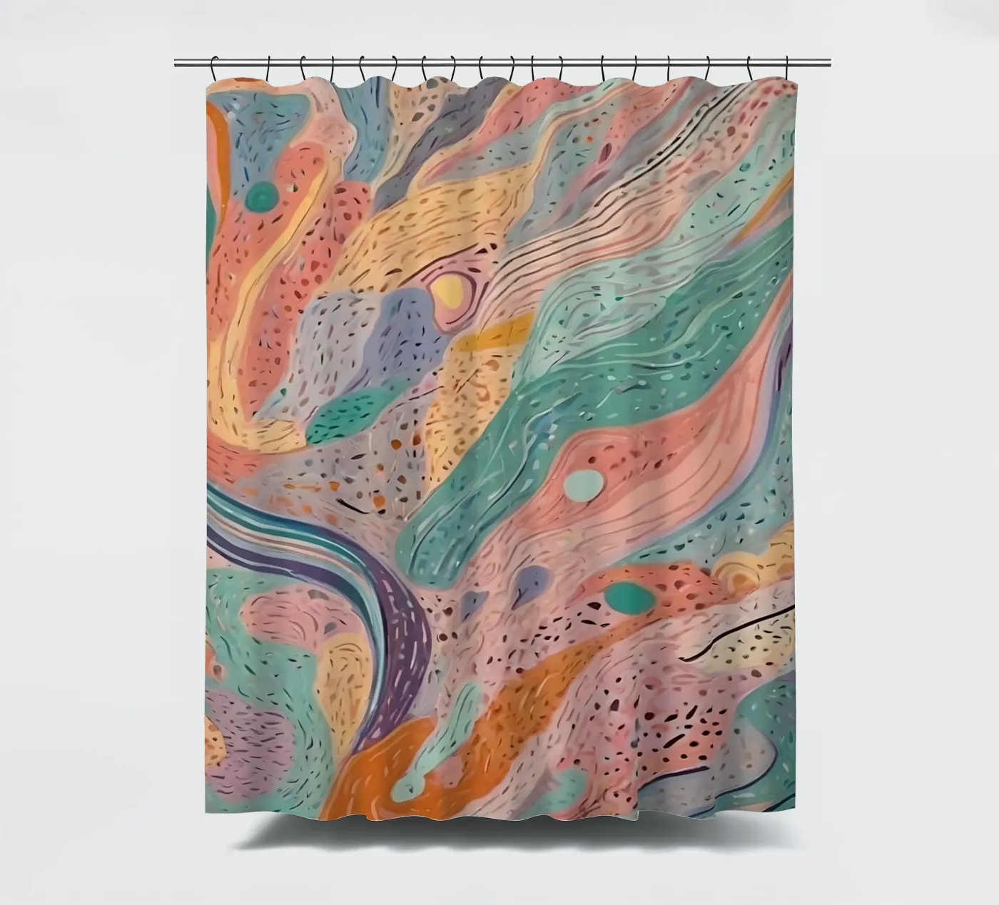 Modello astratto tenda da doccia da Charnwood Prints