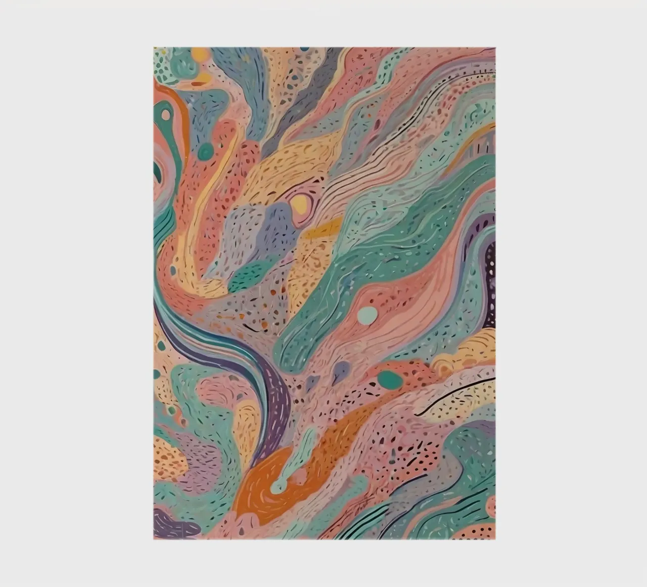 Abstraktes Muster Notizbuch von Charnwood Prints