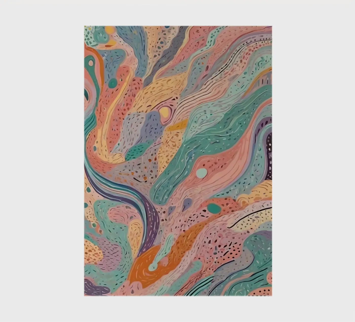 Motif abstrait carnet de Charnwood Prints