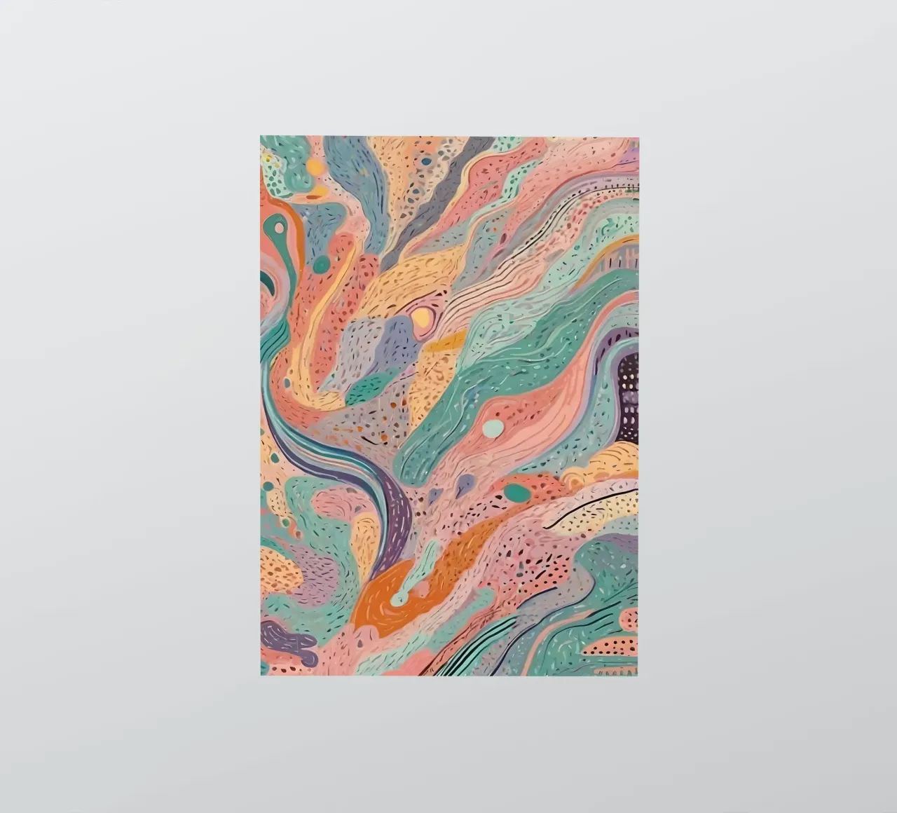 Abstract Pattern sticker by Charnwood Prints