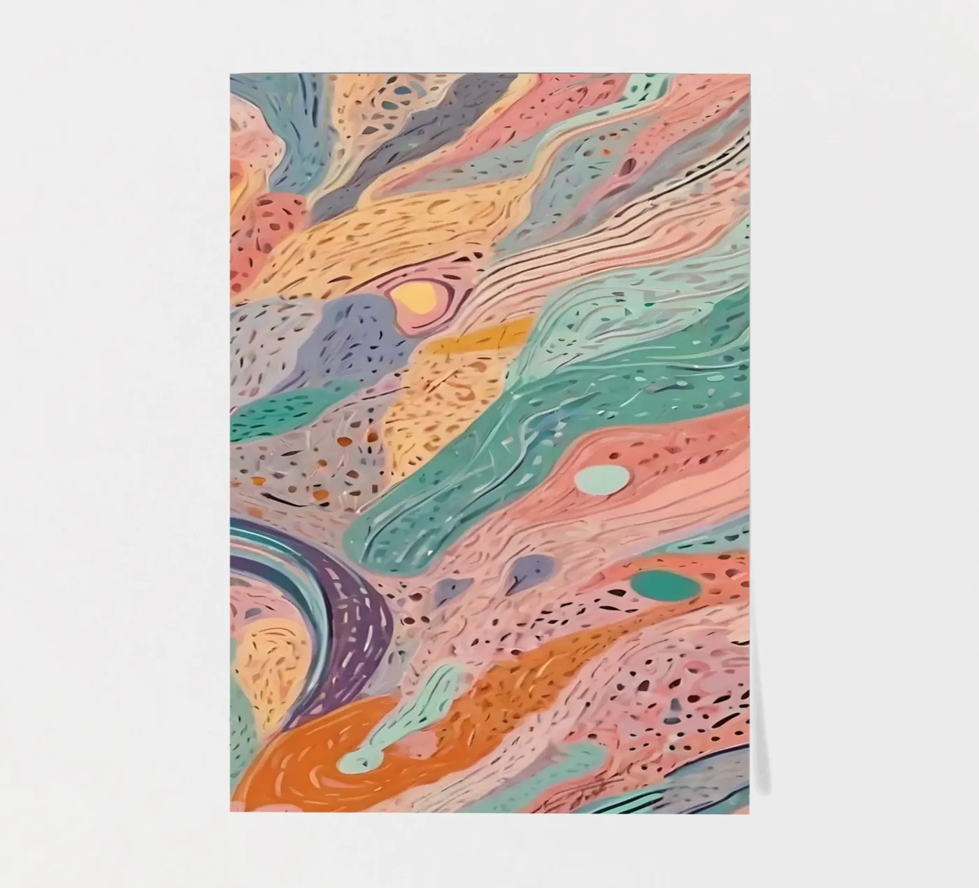 Motif abstrait planche autocollant de Charnwood Prints