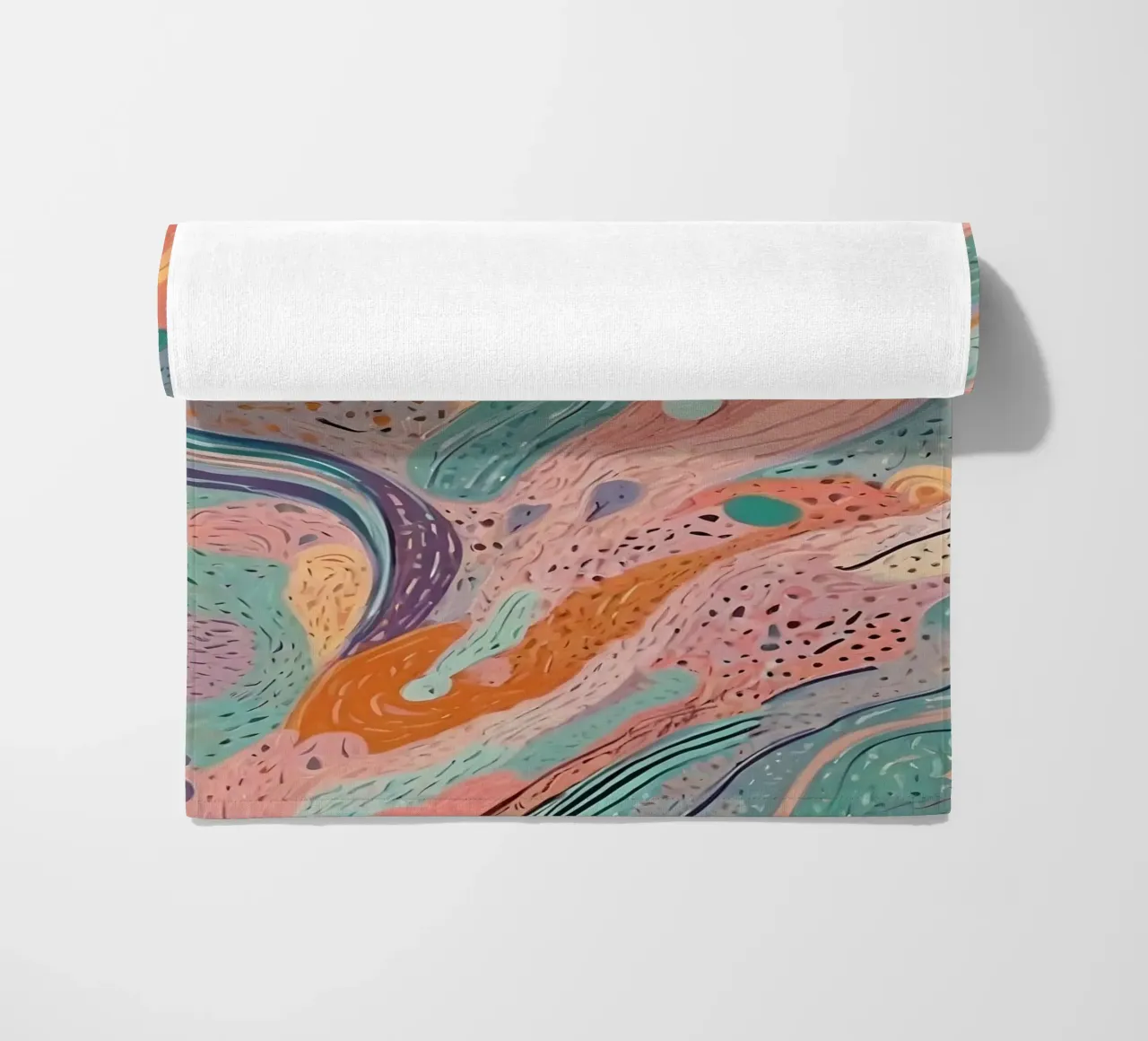 Abstract Pattern beach towel by Charnwood Prints