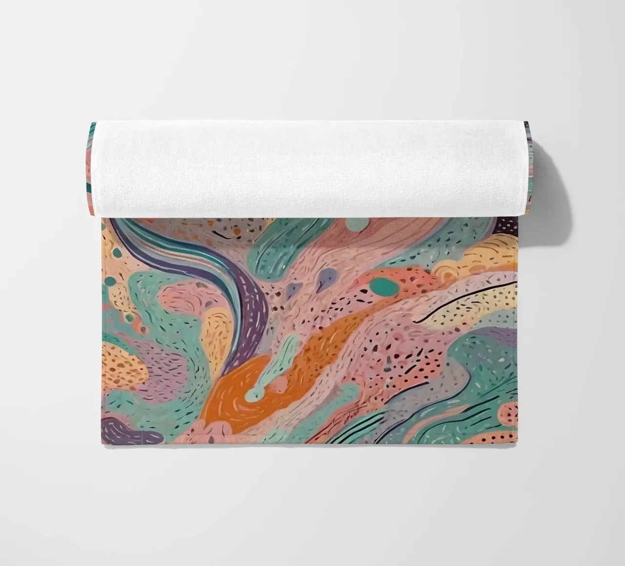 Abstract Pattern beach towel by Charnwood Prints