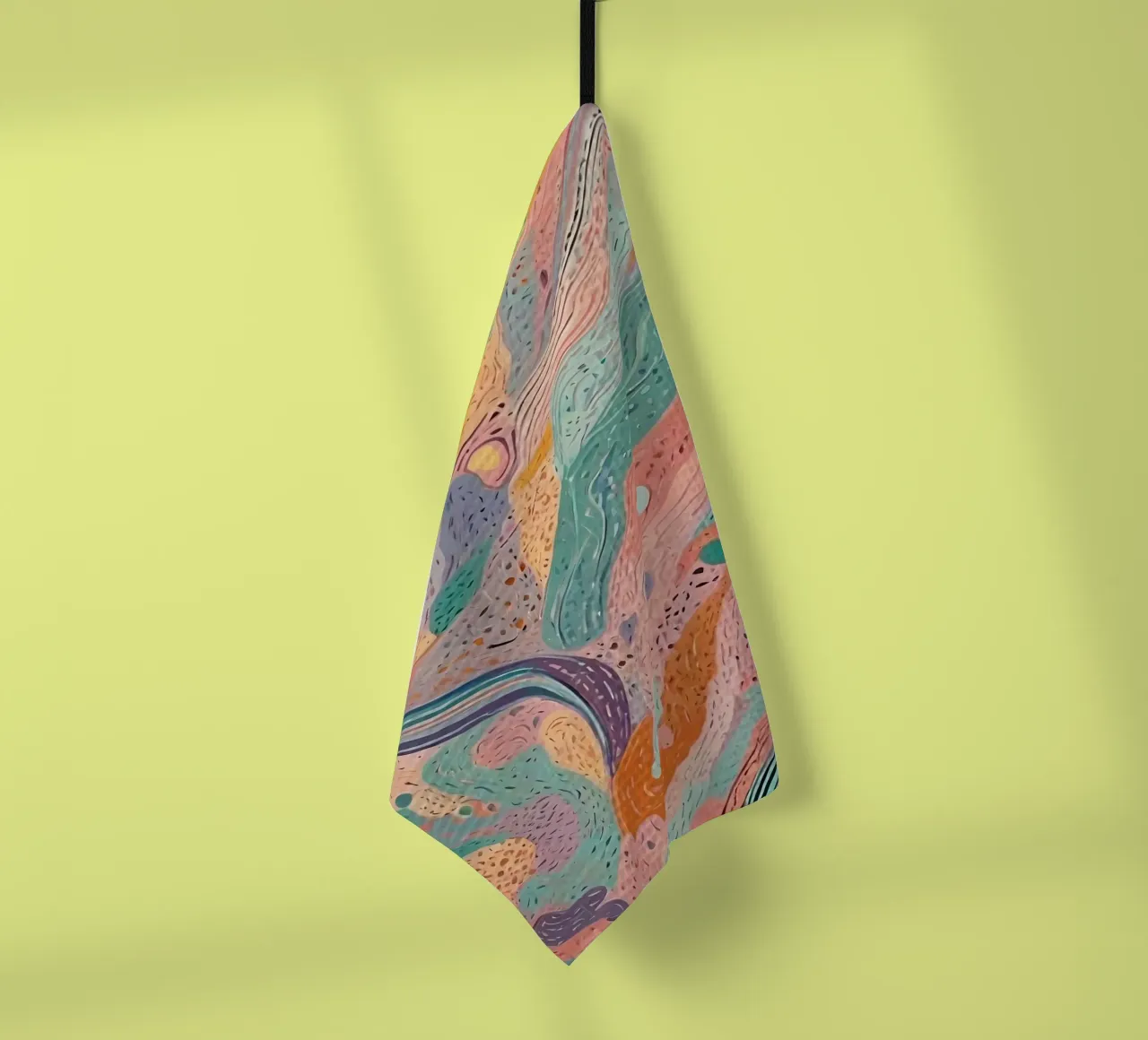 Abstract Pattern tea towel by Charnwood Prints