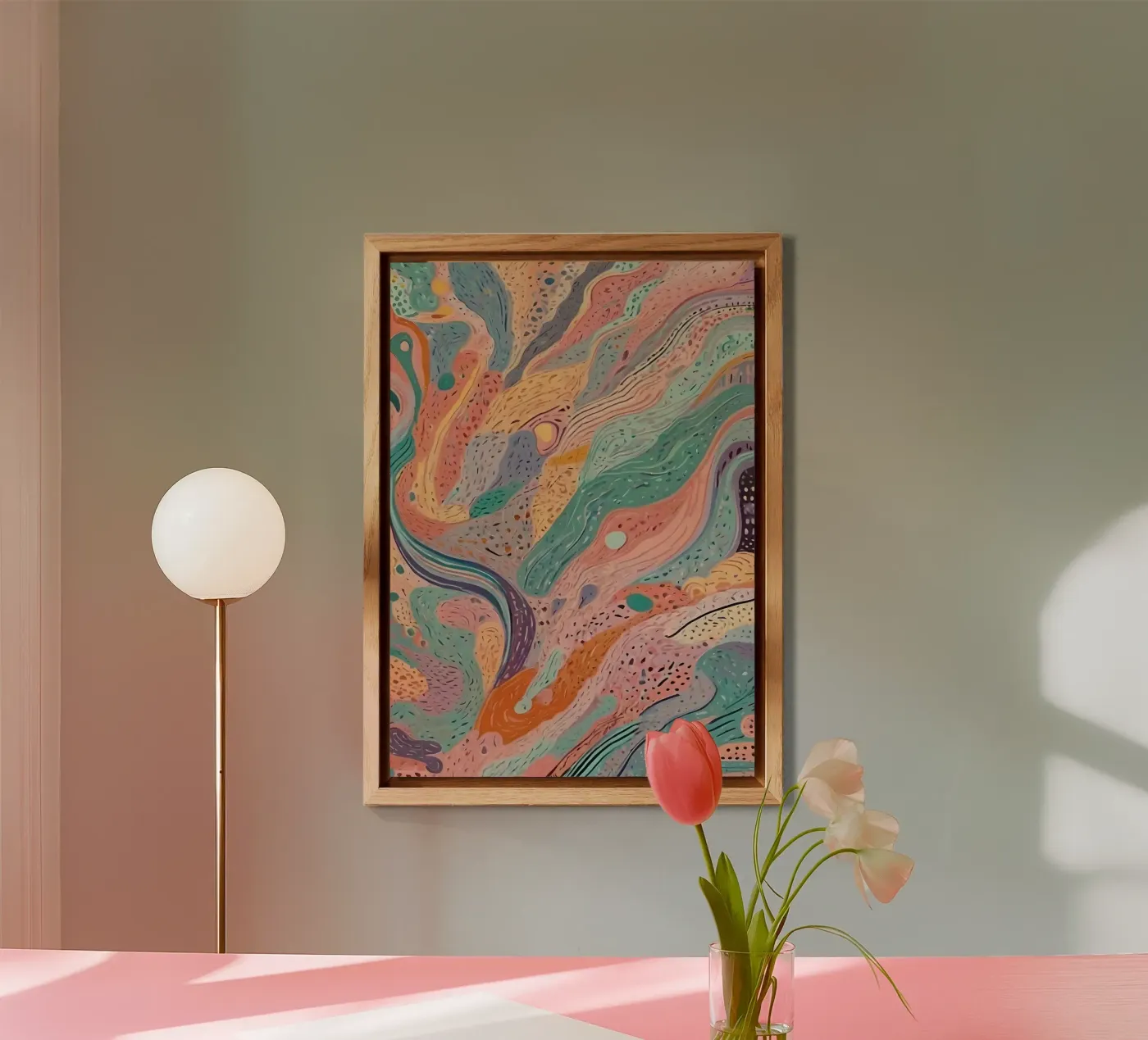 Abstract Pattern Forex-Platte von Charnwood Prints