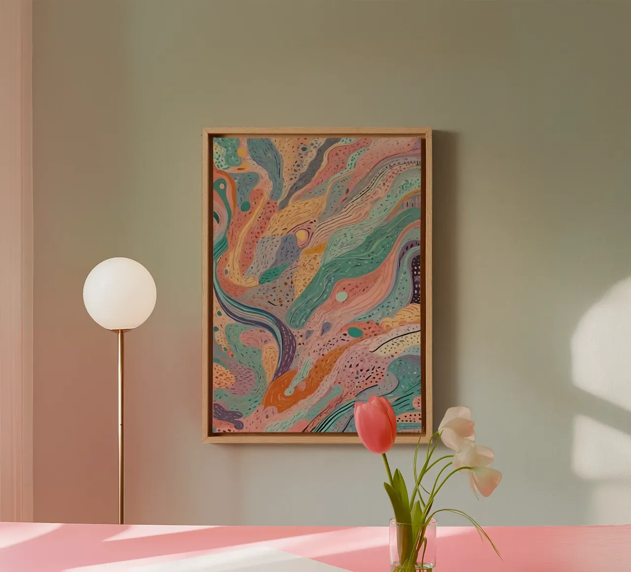 Abstract Pattern canvas by Charnwood Prints