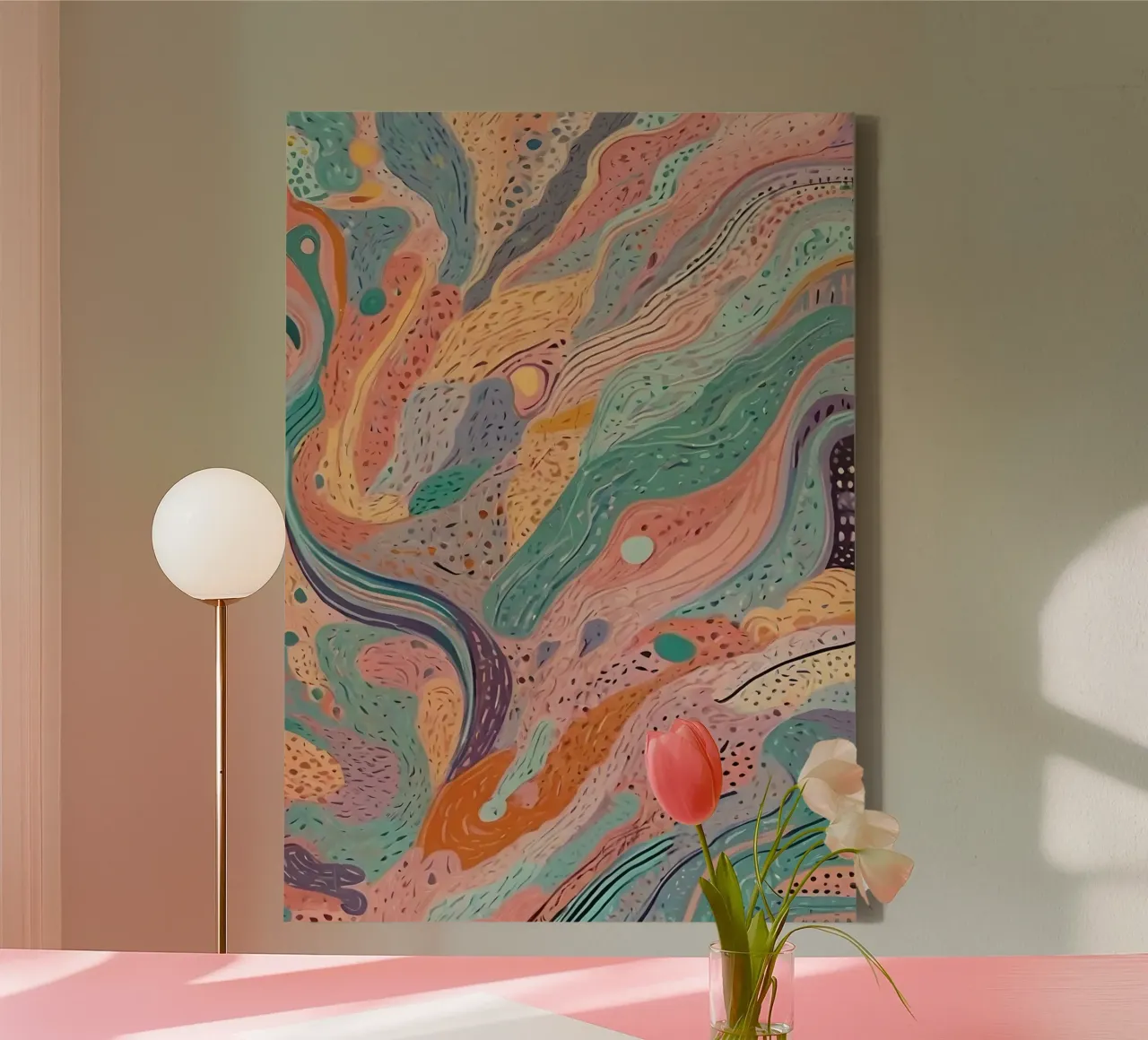 Abstract Pattern canvas by Charnwood Prints