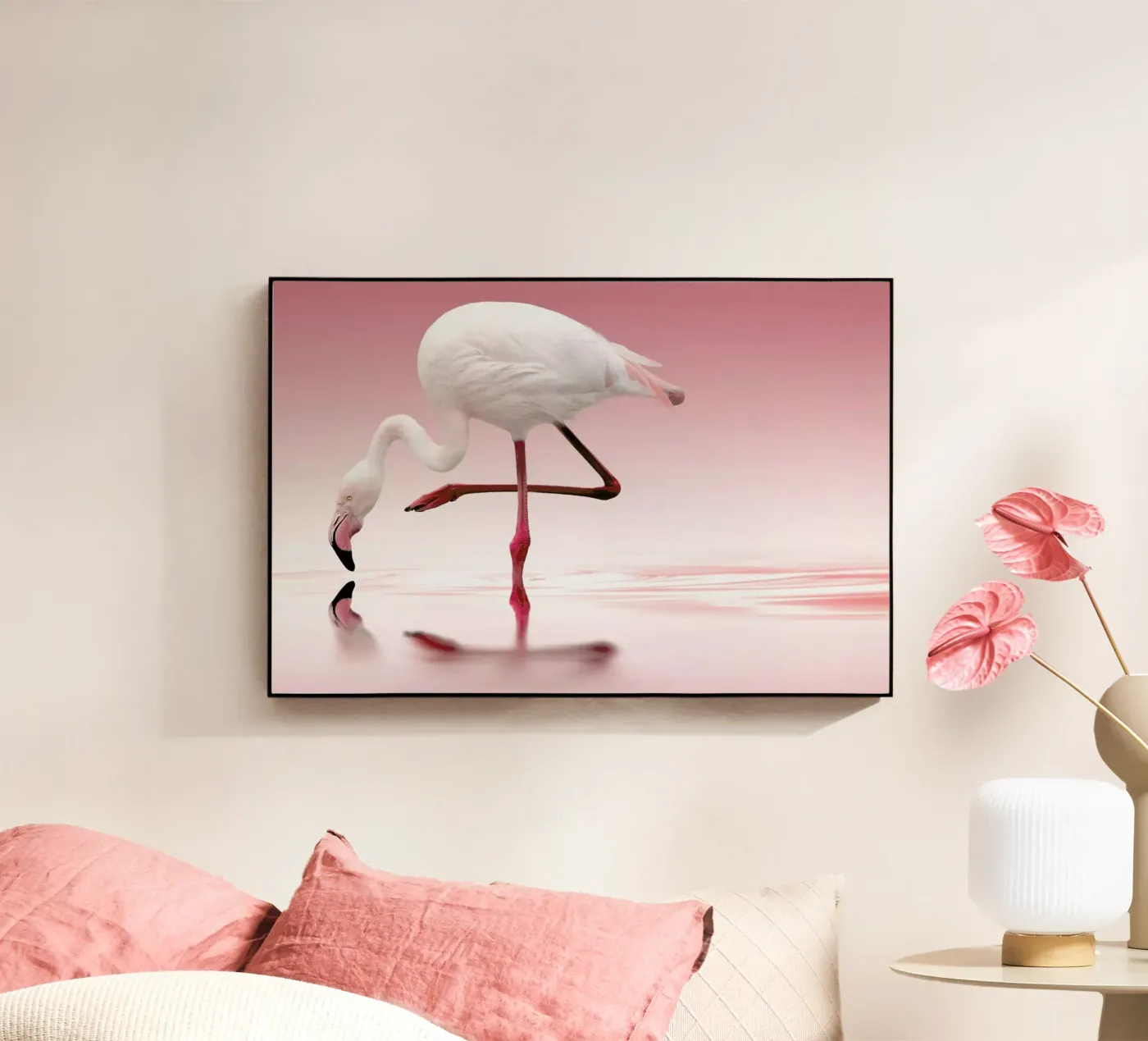 Flamingo Doris Reindl plexiglass da Pictufy