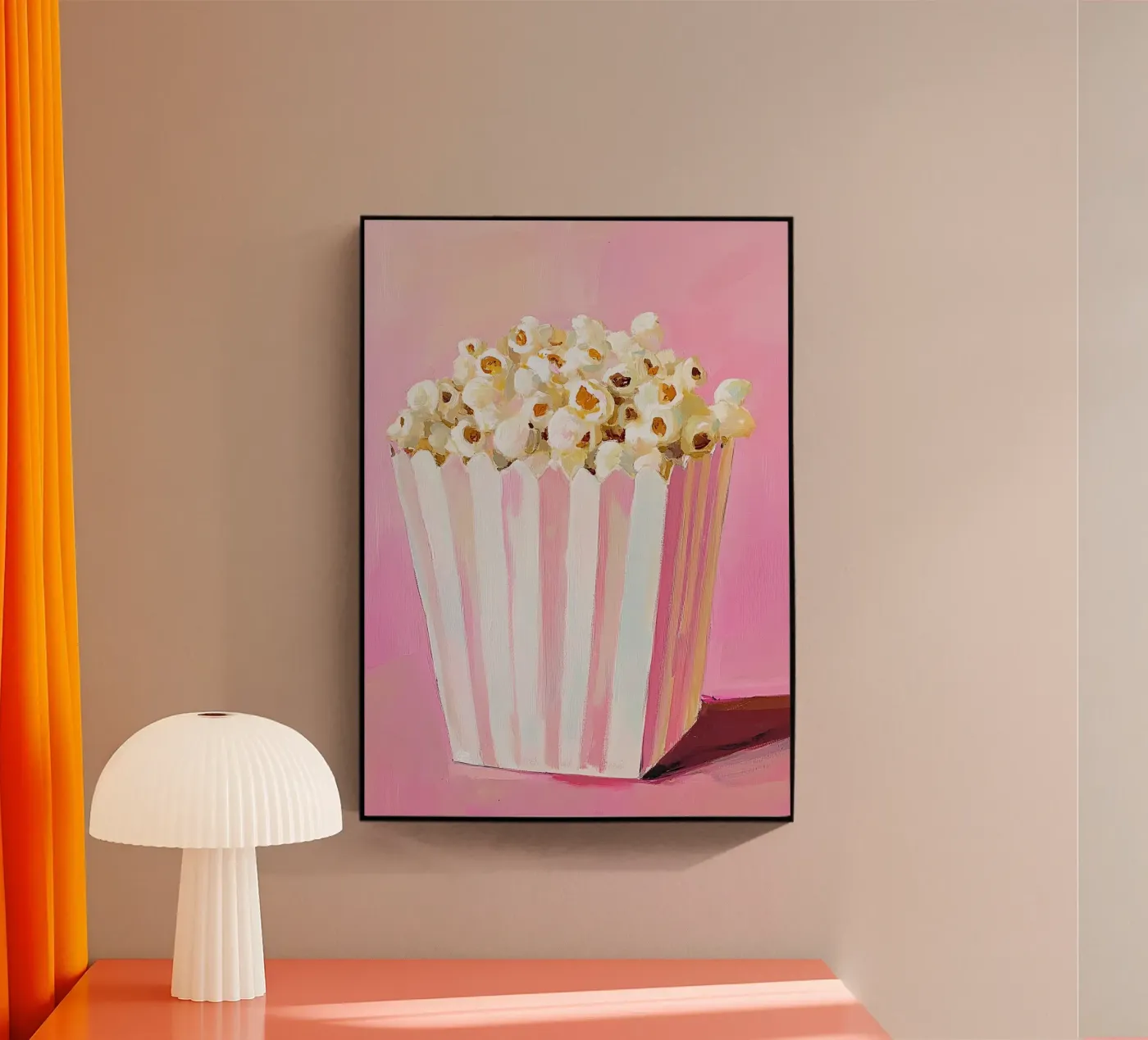 Popcorn Acryl-Glas von Euphoria Theresa