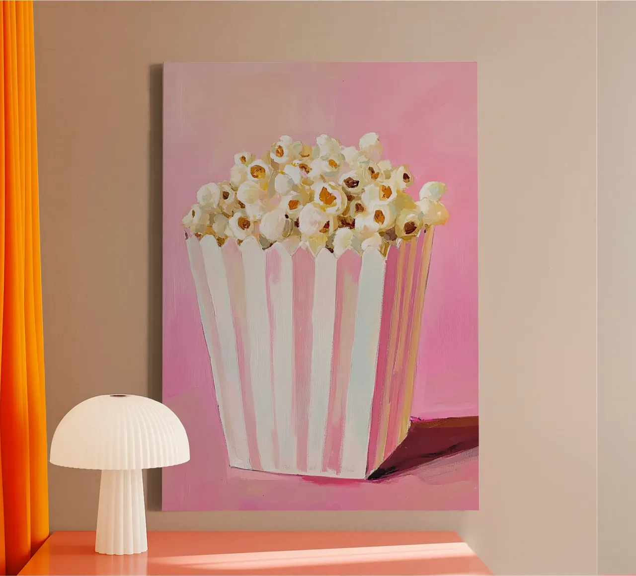 Popcorn tela con Cornice a cassetta da Euphoria Theresa