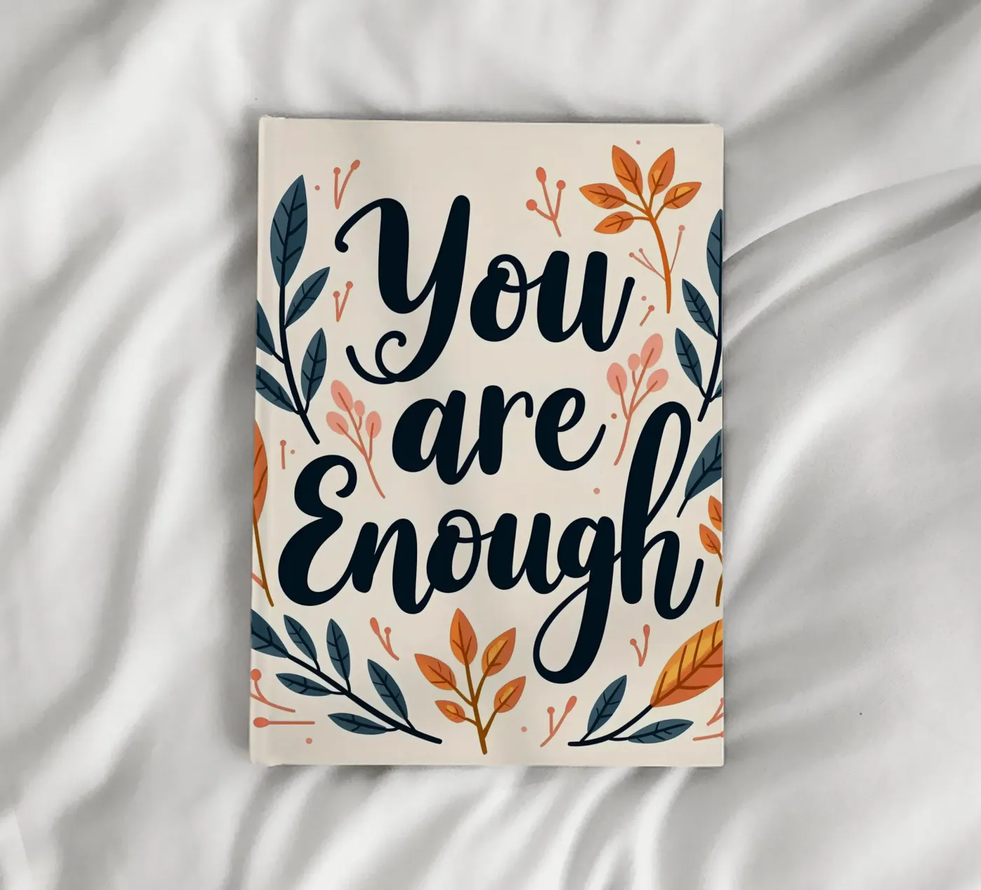 You Are Enough notebook by inspirational quote