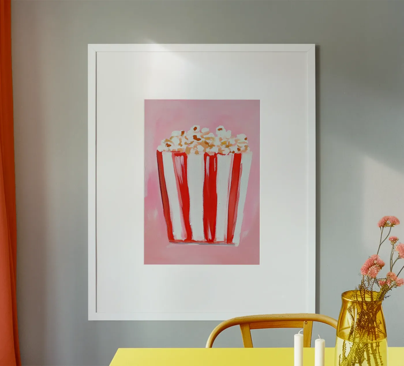 Popcorn Poster von Euphoria Theresa