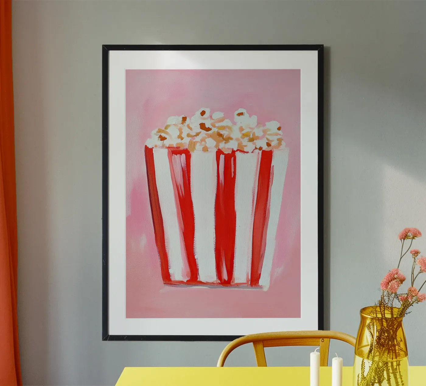 Popcorn Poster von Euphoria Theresa