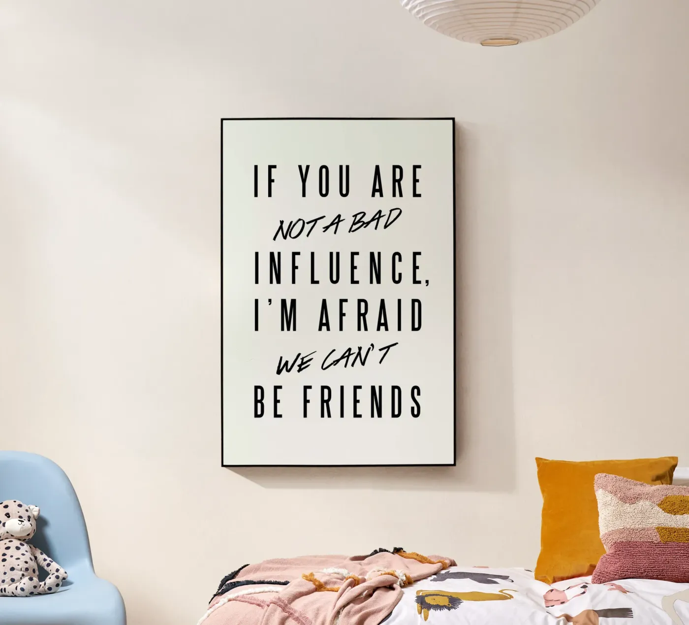 Influence plexiglas de typealive
