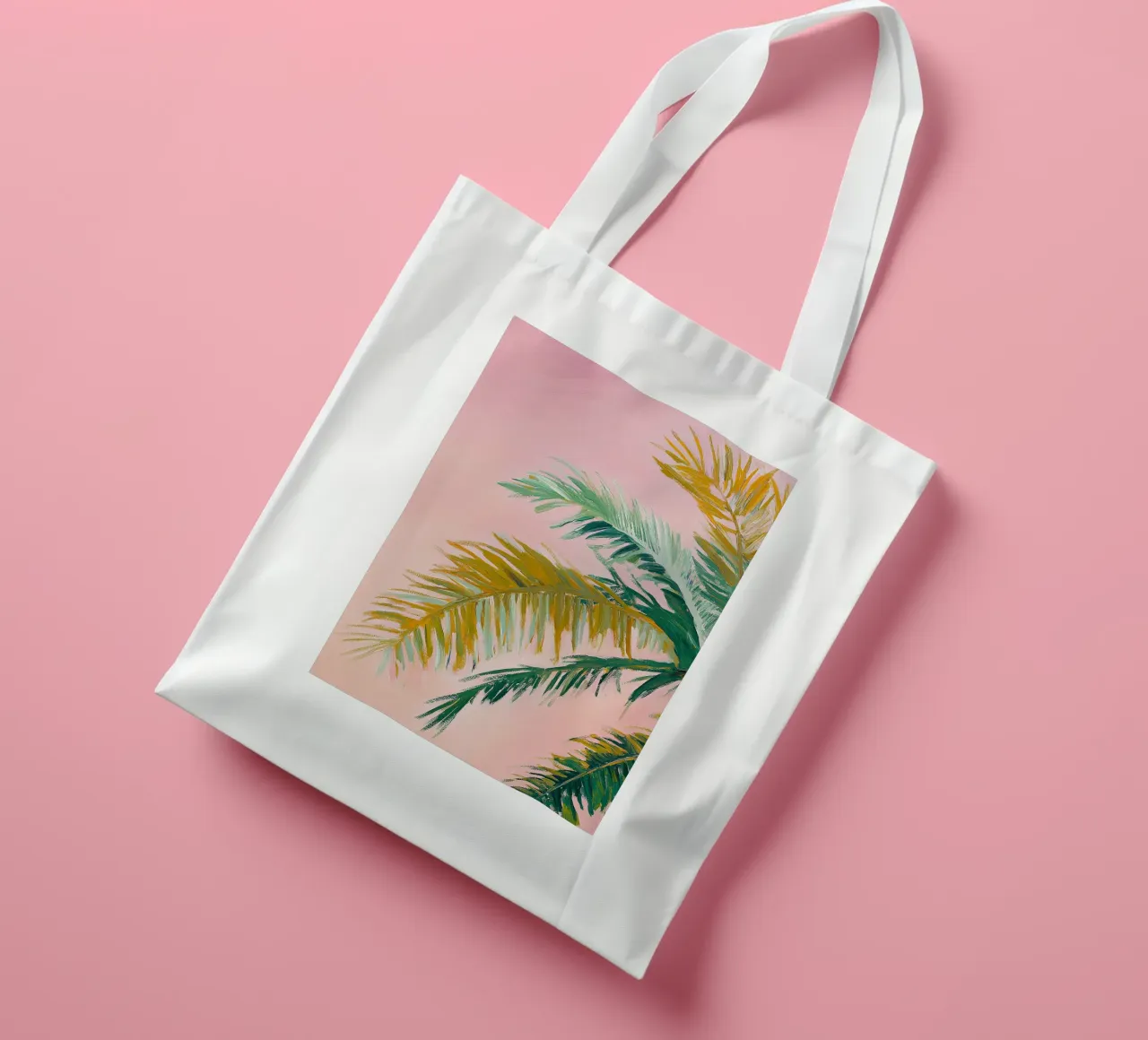 Palma Rosa Preppy Botanico borsa in juta da Euphoria Theresa