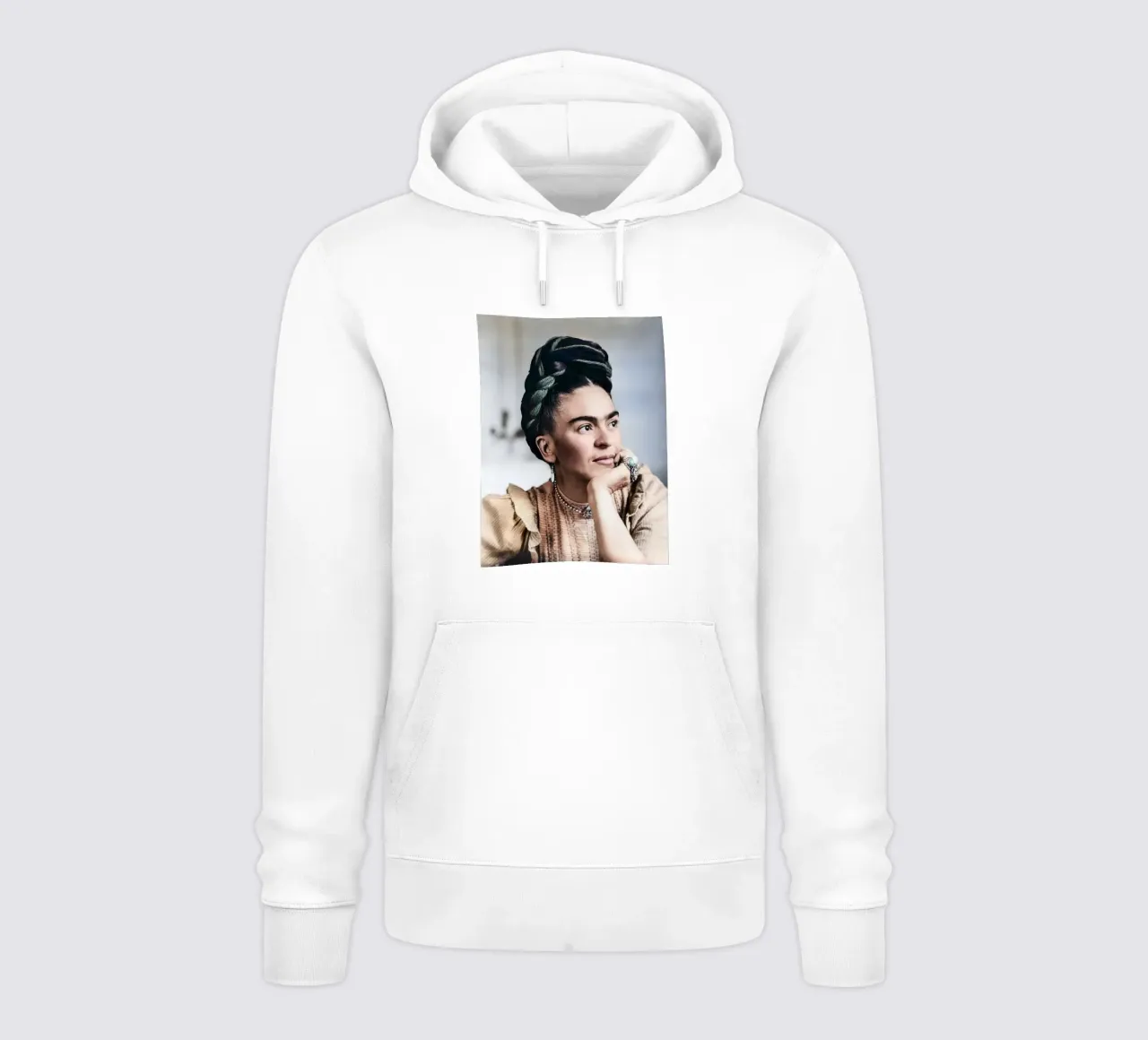Frida Bellezza iconica felpa con cappuccio da Carinaprint