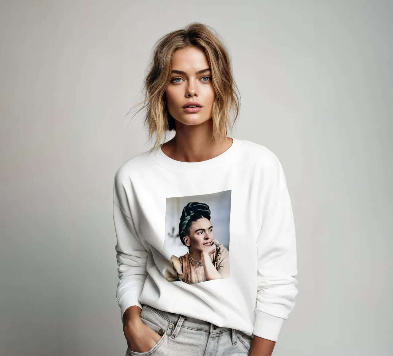Frida Bellezza iconica felpa da Carinaprint