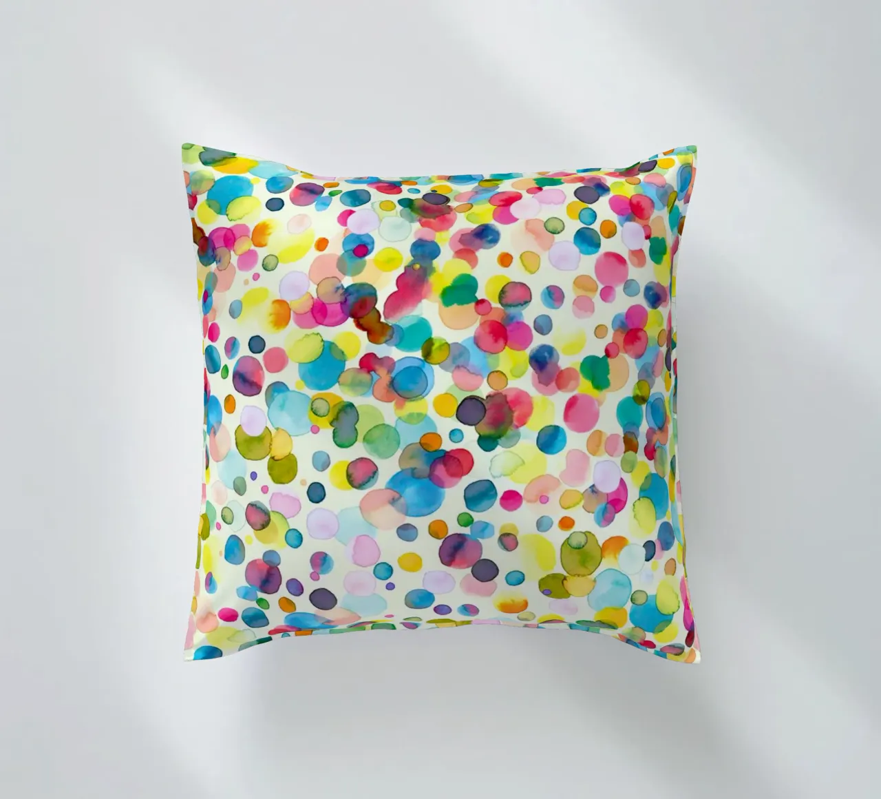 Watercolor Color Drops cuscino da ninoladesign