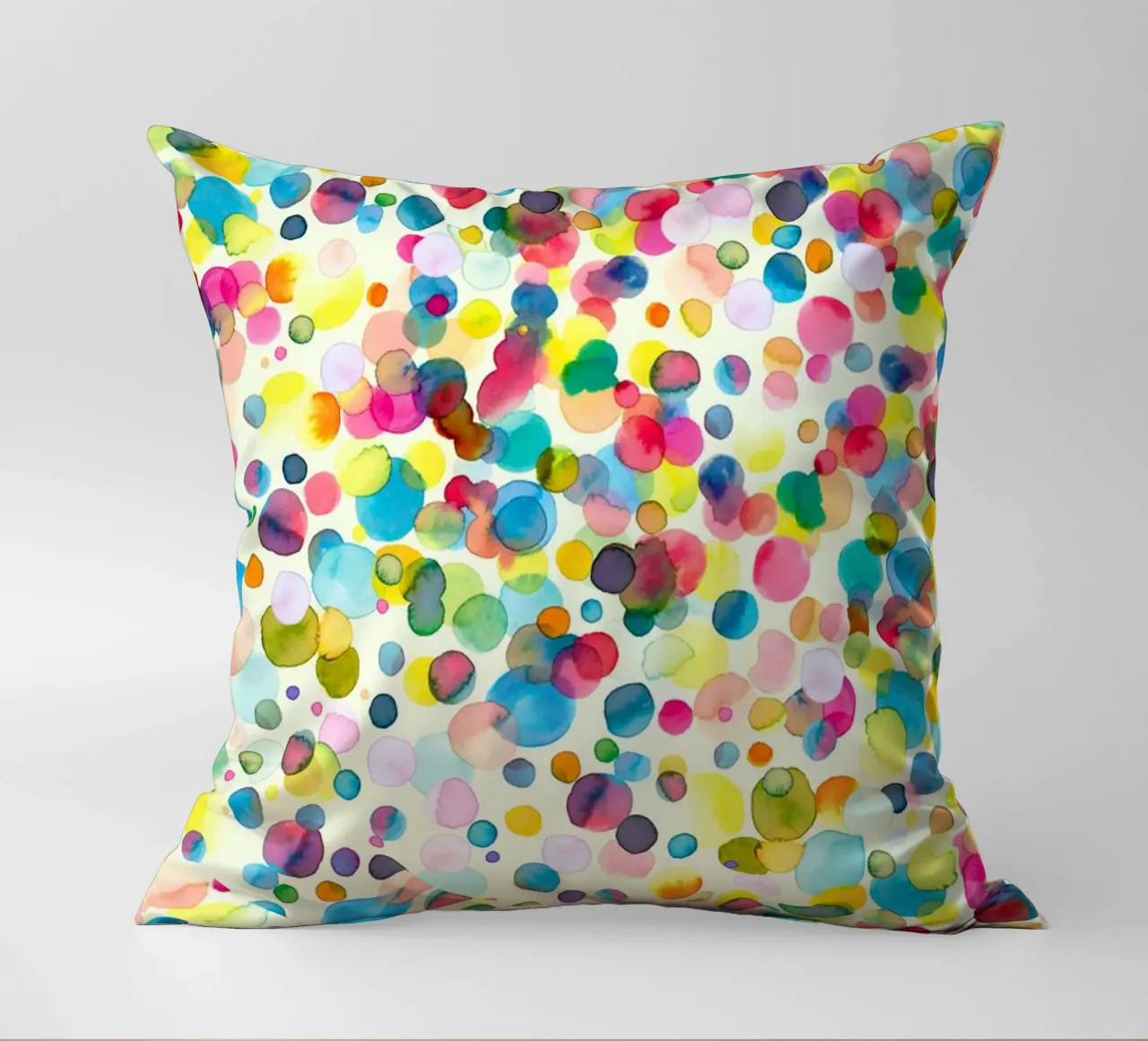 Watercolor Color Drops cuscino da ninoladesign